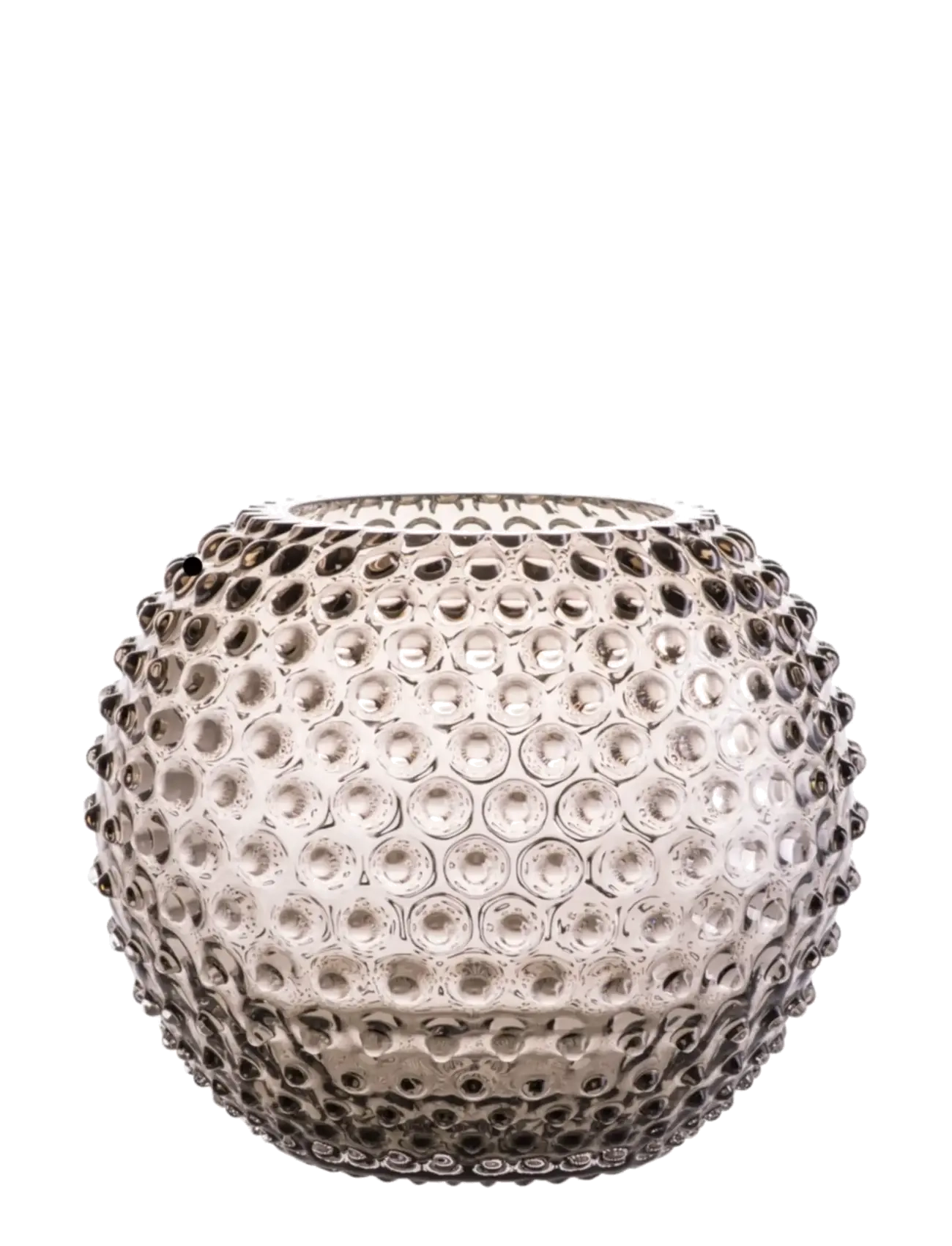Hobnail Globe Vase 24 cm - CASHMERE
