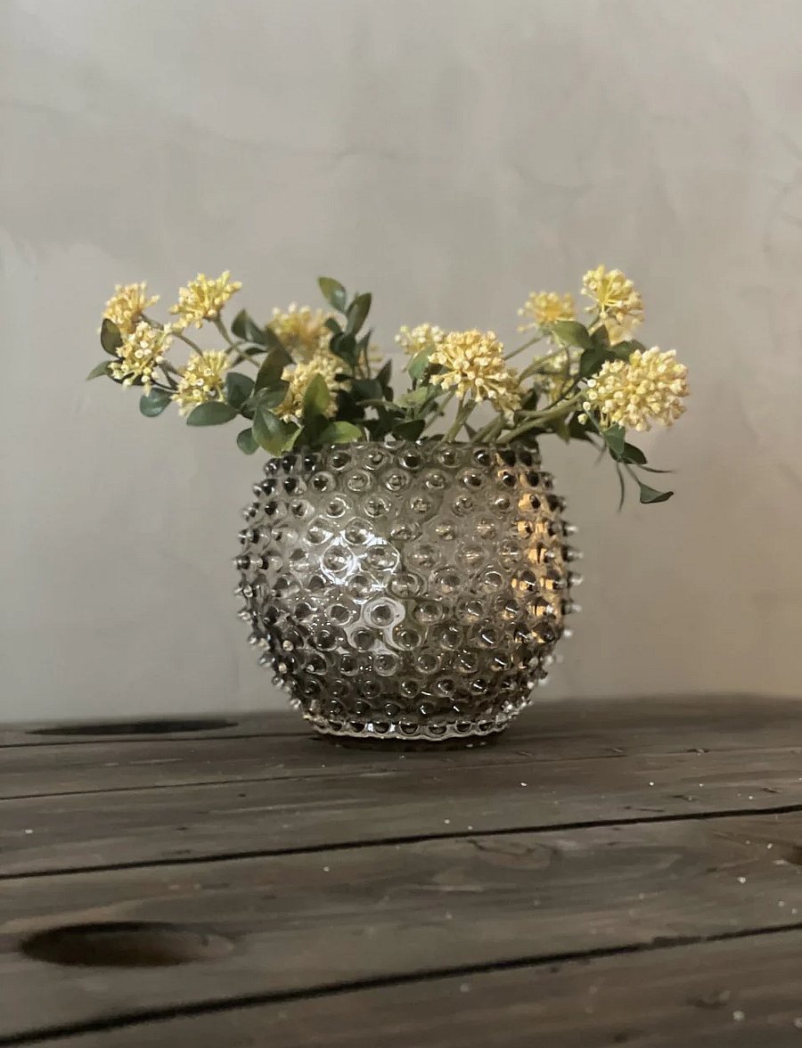Anna von Lipa - Hobnail Globe Vase 24 cm - geburtstagsgeschenke - cashmere - 2
