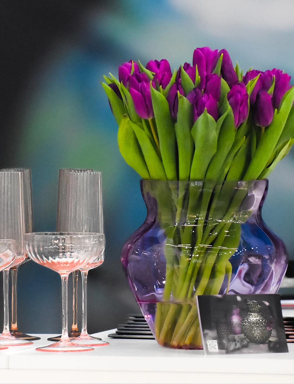 Anna von Lipa - Dahlia Vase - osta hinna alusel - lilla - 1