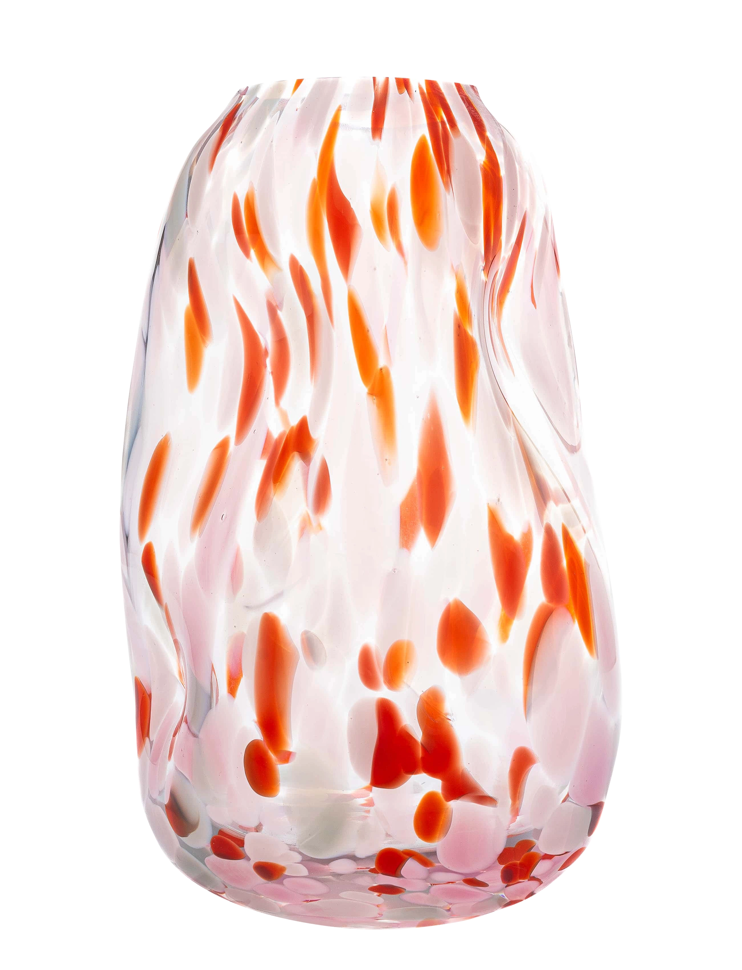 Confetti Squeeze Vase Mandarin - MANDARIN