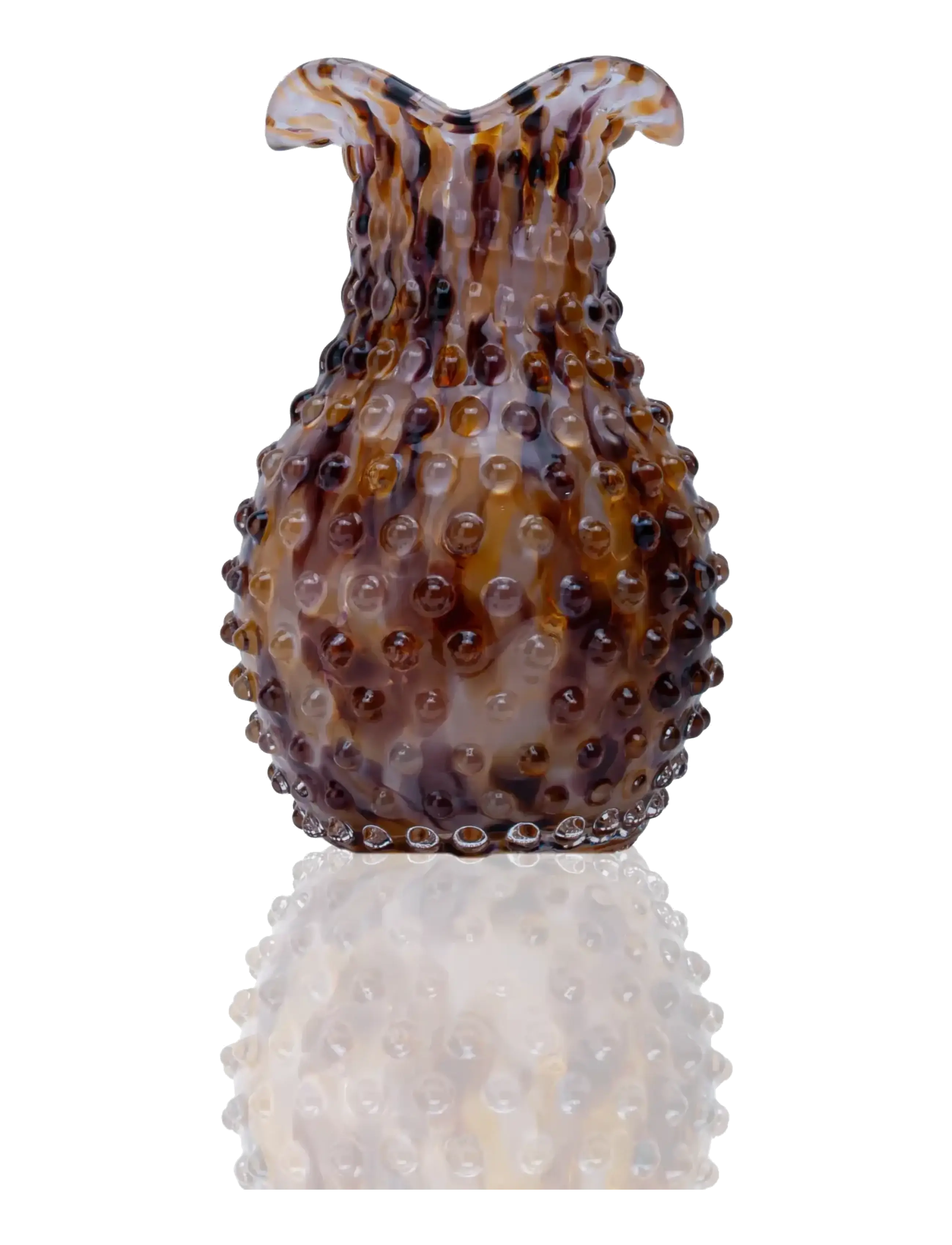 Anna von Lipa Confetti Blonde Vase 20,5 cm - New Brands - MAHOGANY / brown