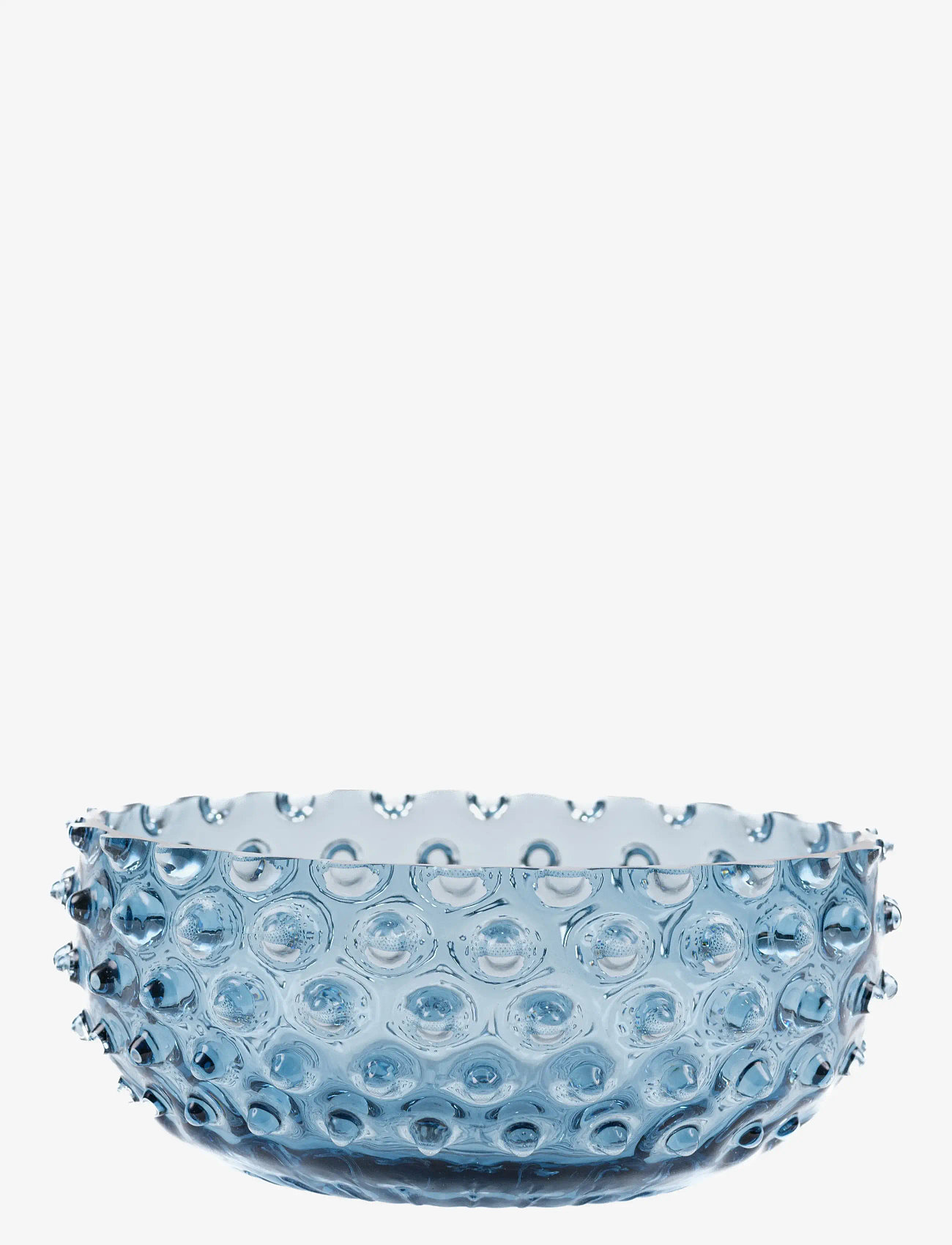Anna von Lipa - Hobnail Tapas 17 cm - decorative platters - blue smoke - 0