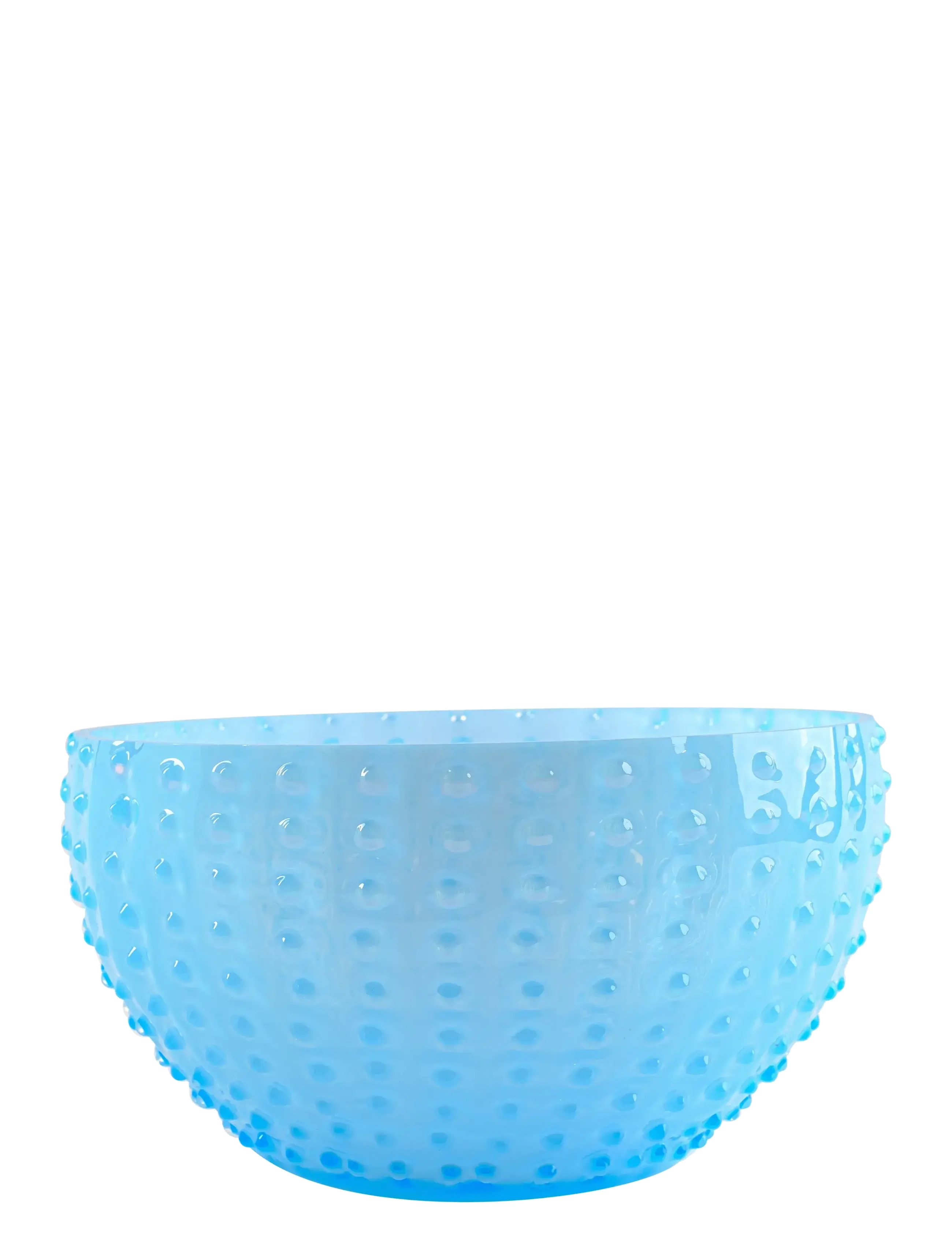 Anna von Lipa Opaline Hobnail Large Bowl 24 cm - Skålar - PASTEL BLUE / blue