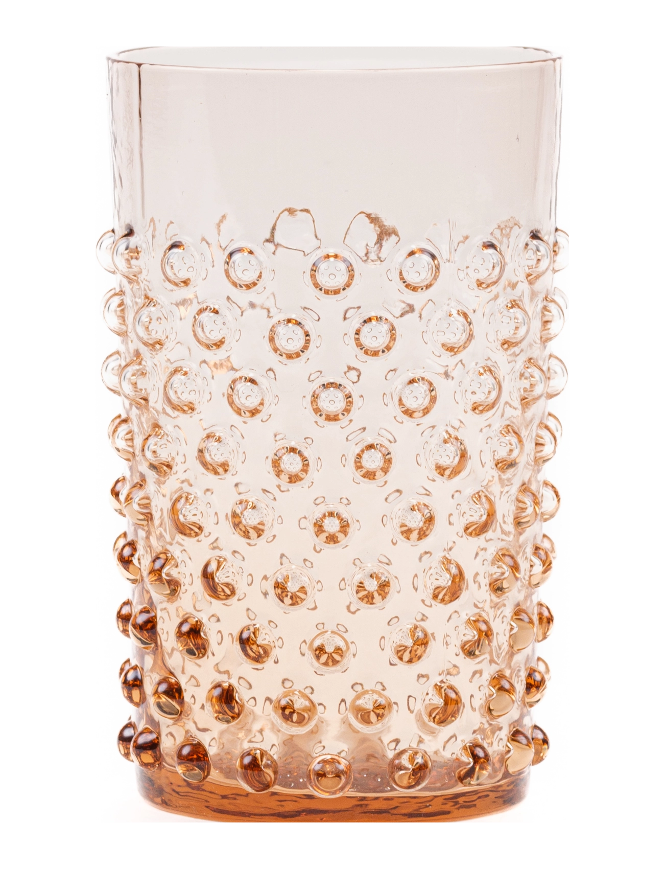 Anna von Lipa Hobnail Glass, 200 ml, Pink, Glas > Drikkeglas, Unisex