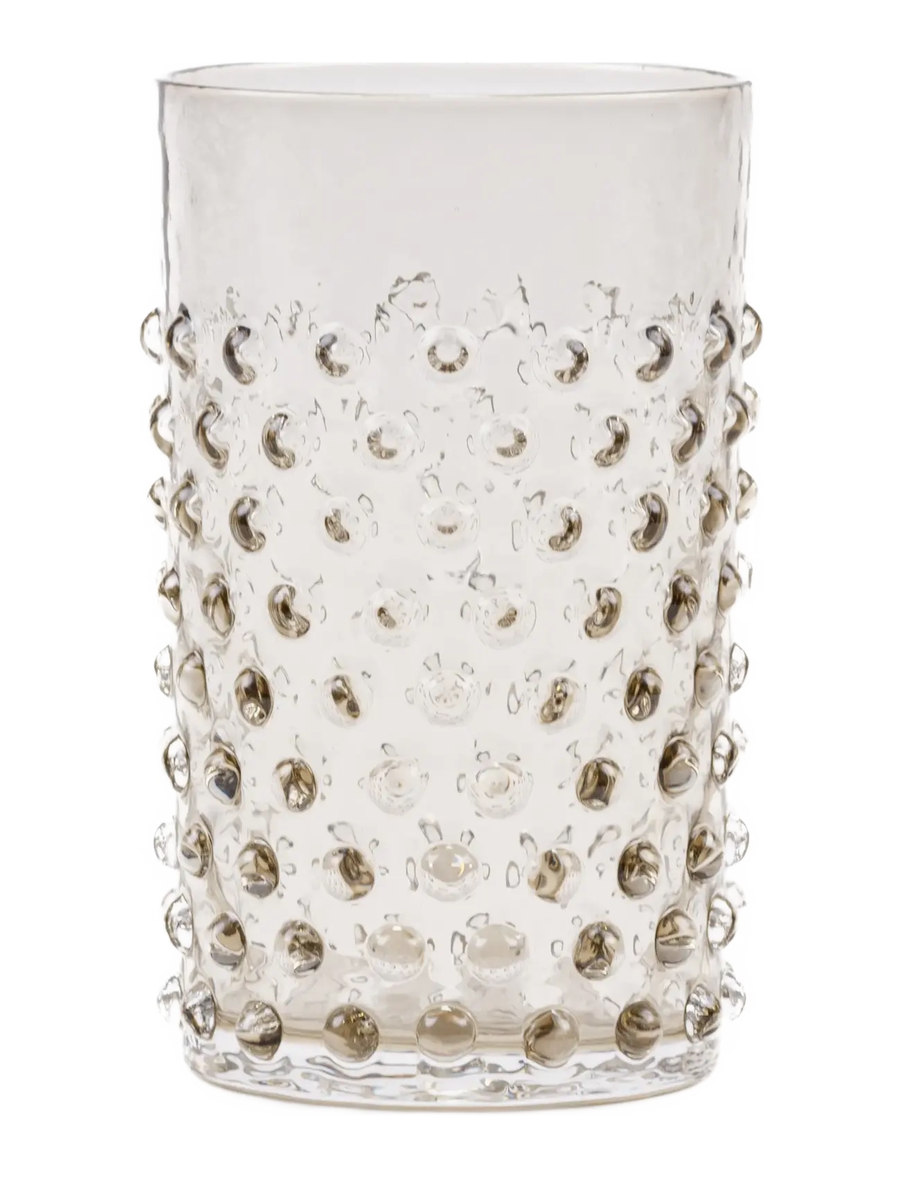 Anna von Lipa Hobnail Glass, 200 ml, Brown, Glas > Drikkeglas, Unisex