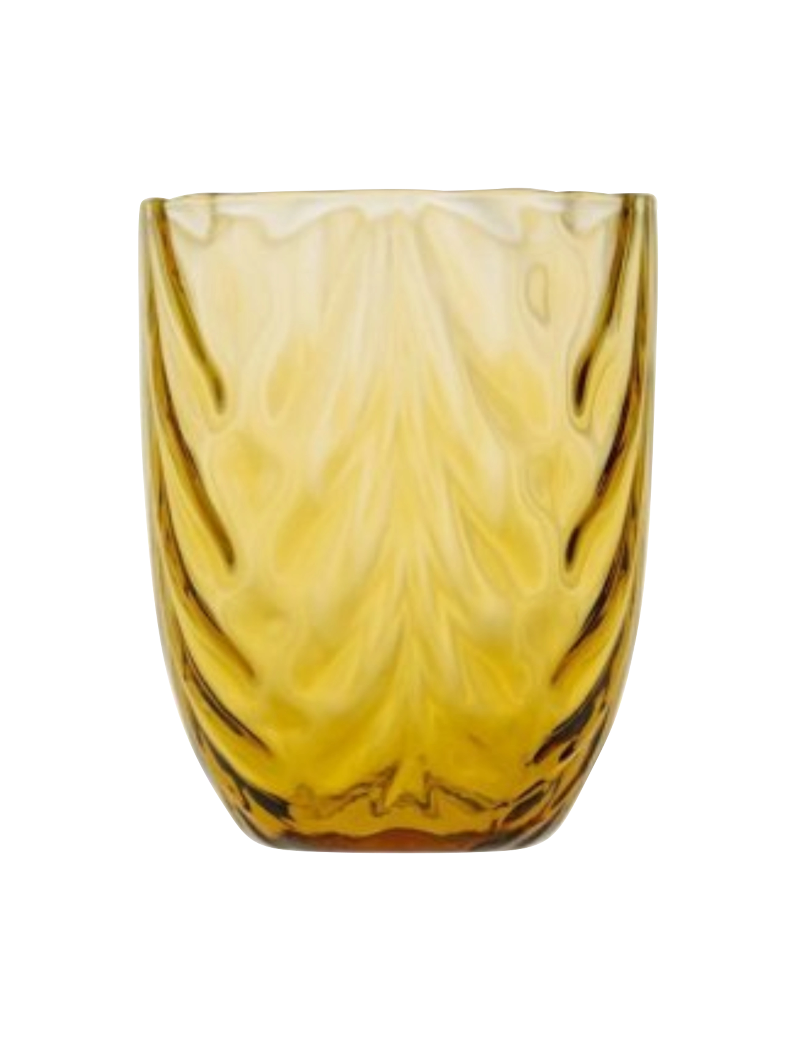 Anna von Lipa Wave Tumbler, Drikkeglas, Gul, Str: 25 CL
