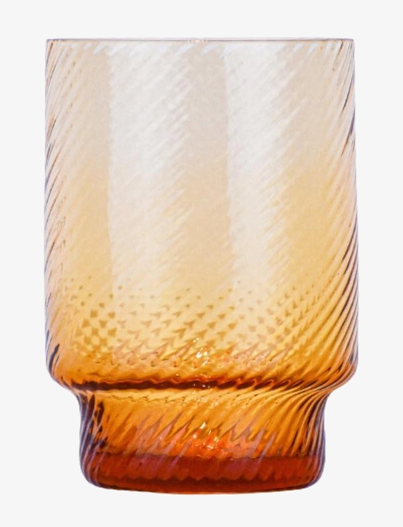 Anna von Lipa Luna Spiral Tumbler Low, Drikkeglas, Orange, Str: 25 CL