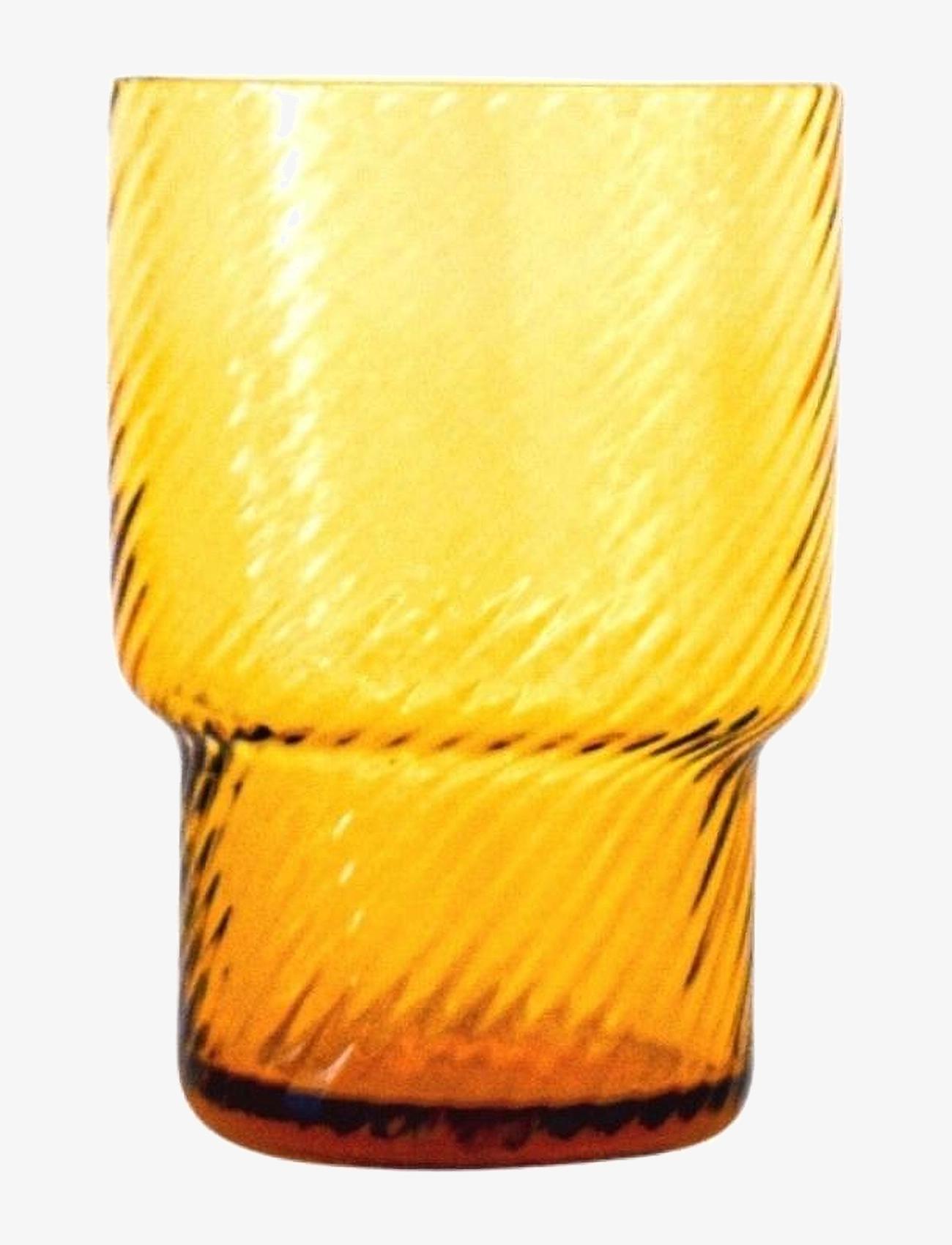 Anna von Lipa Luna Spiral tumbler Middle - Tableware - AMBER / orange