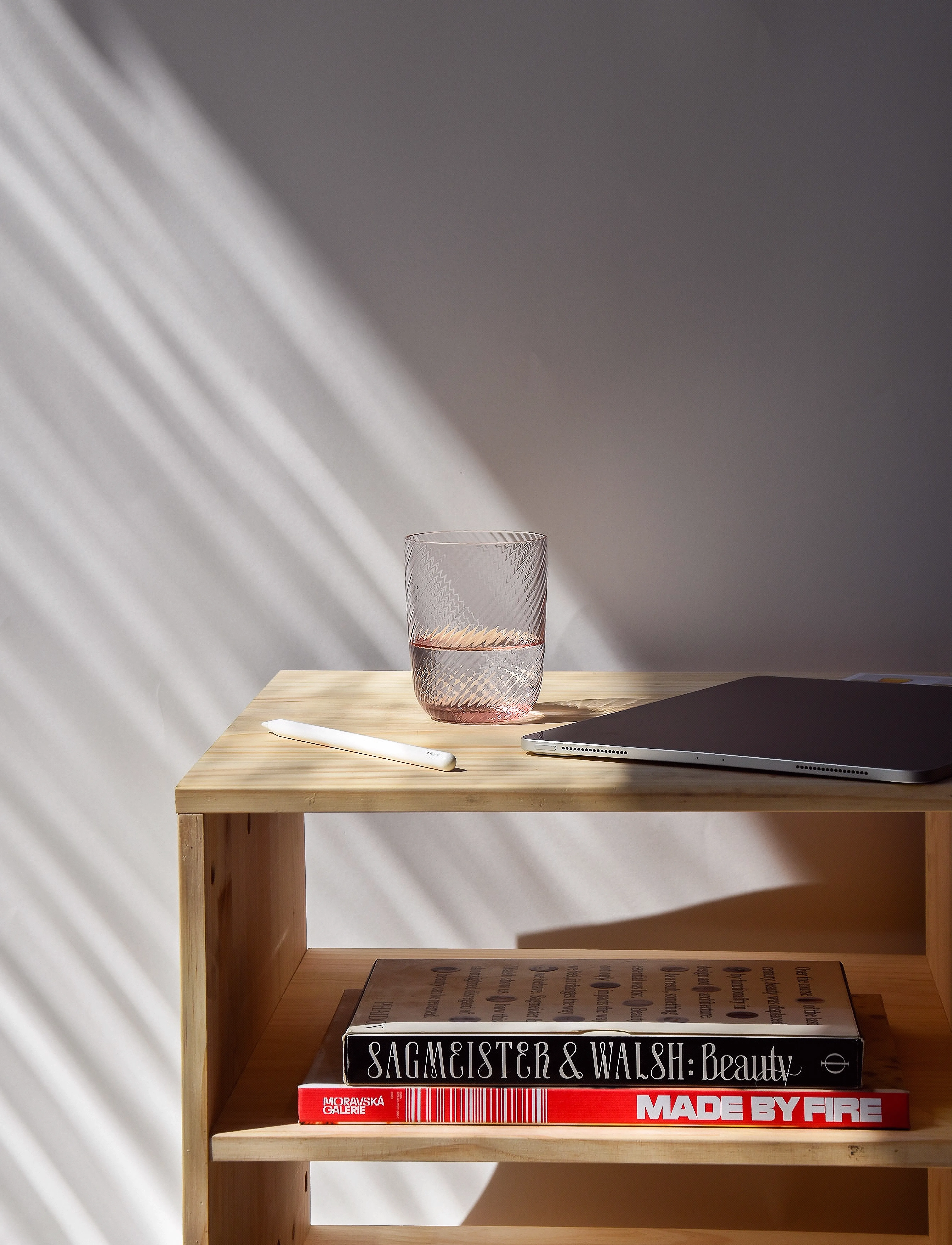 Anna von Lipa Twist Tumbler, 25 CL, Glass, Rosa - Drinking Homeware