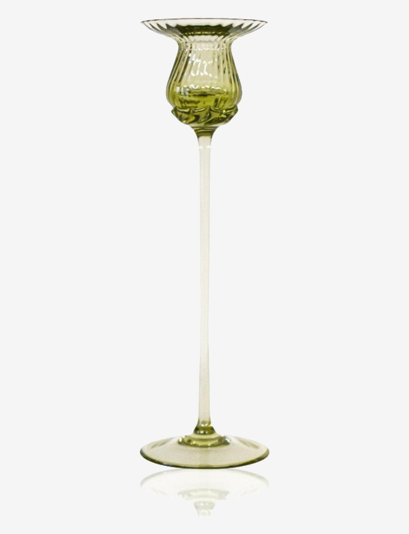 Anna von Lipa - Tulipán Candle Holder - olivegreen - 0