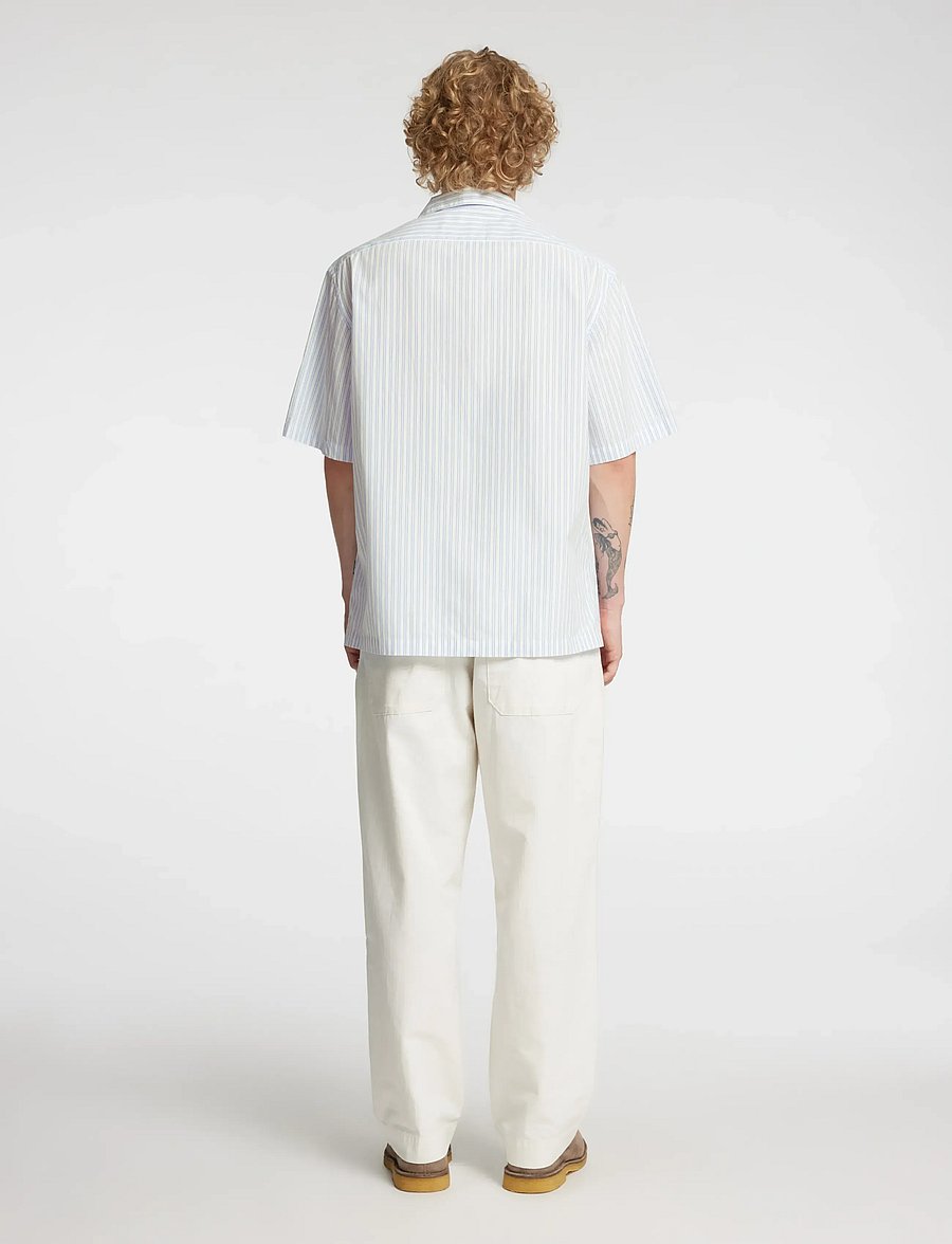 Annarr - ANRRELAXALFRED-POPLIN SHIRT SS - bright white - 3