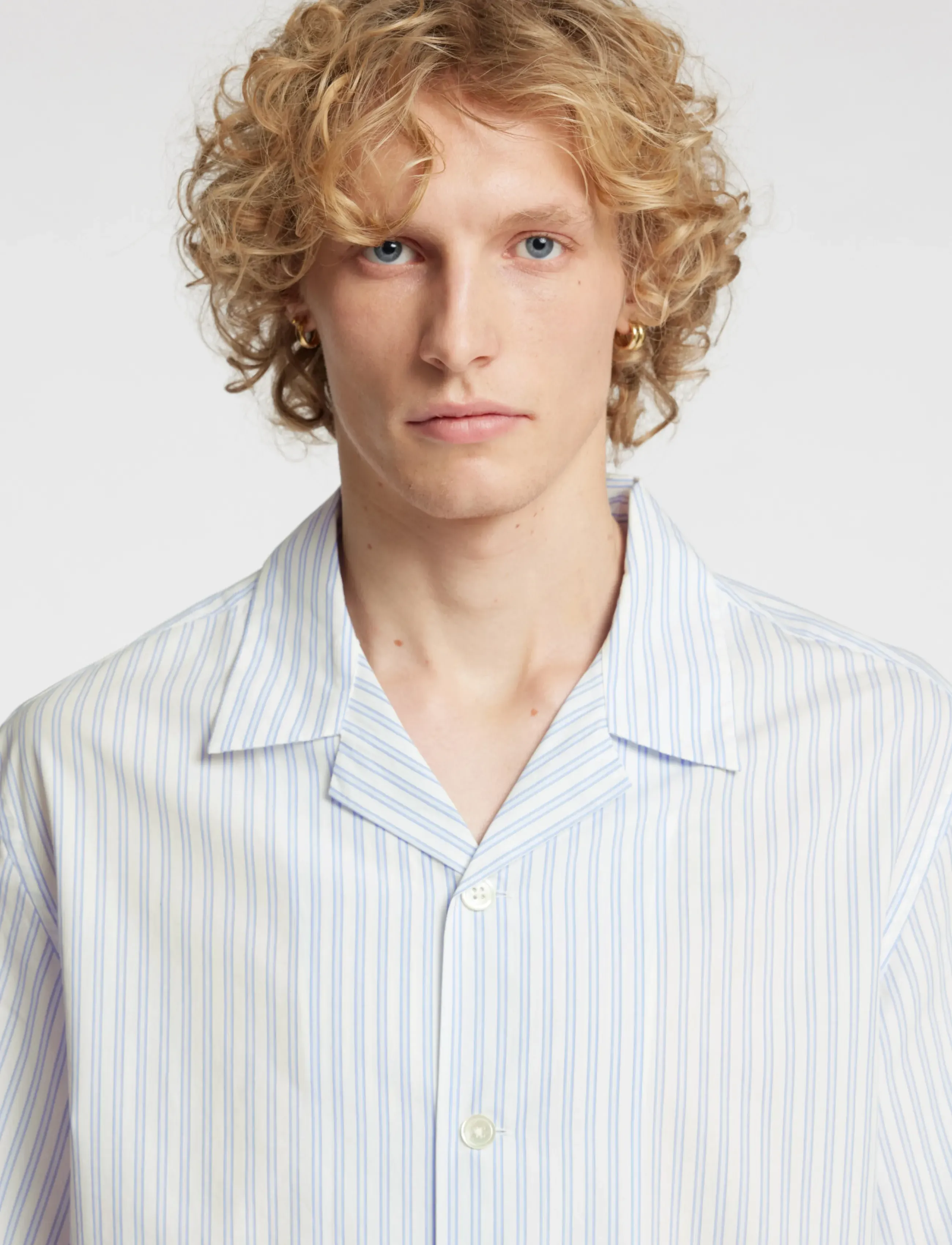 Annarr - ANRRELAXALFRED-POPLIN SHIRT SS - bright white - 5