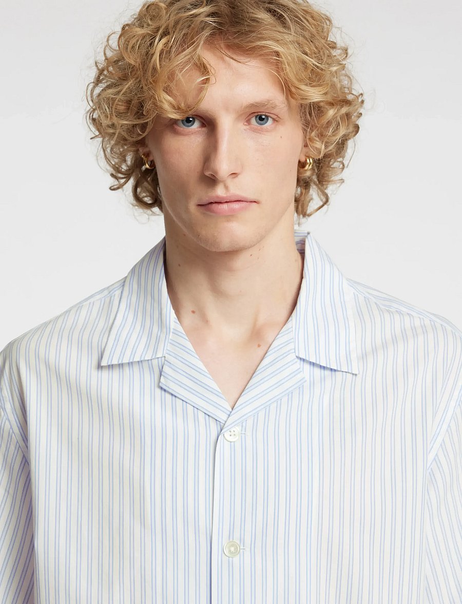 Annarr - ANRRELAXALFRED-POPLIN SHIRT SS - bright white - 5