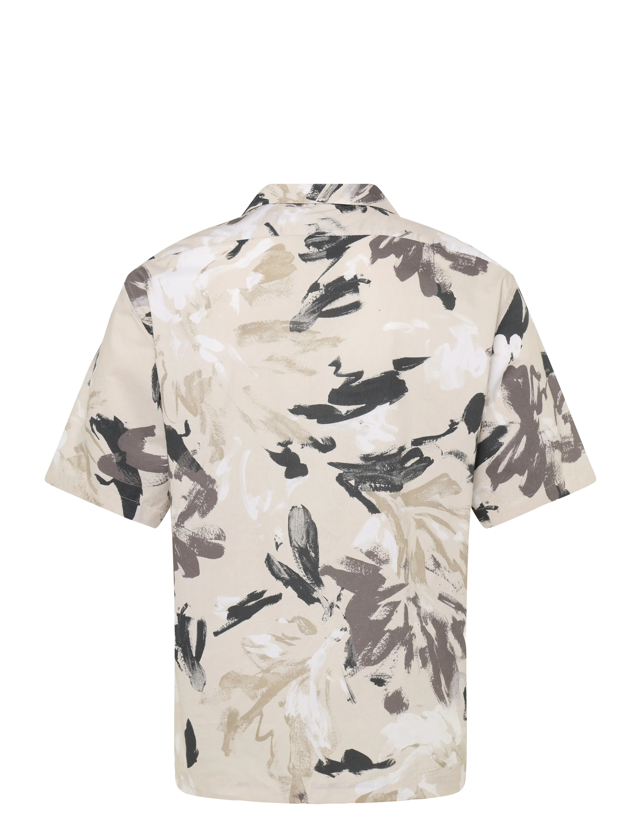 Annarr - ANRRELAXALFRED-AOP SHIRT SS - birch - 2