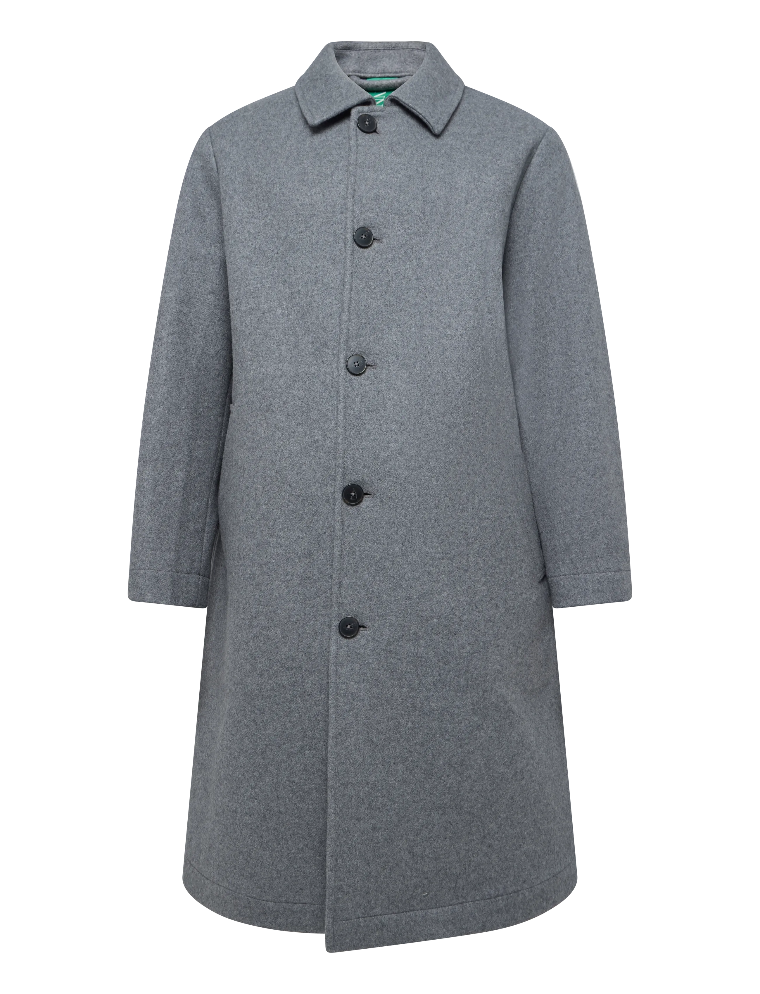 ANNARR Anrfrey Wolle Overcoat Grau - L - Herren