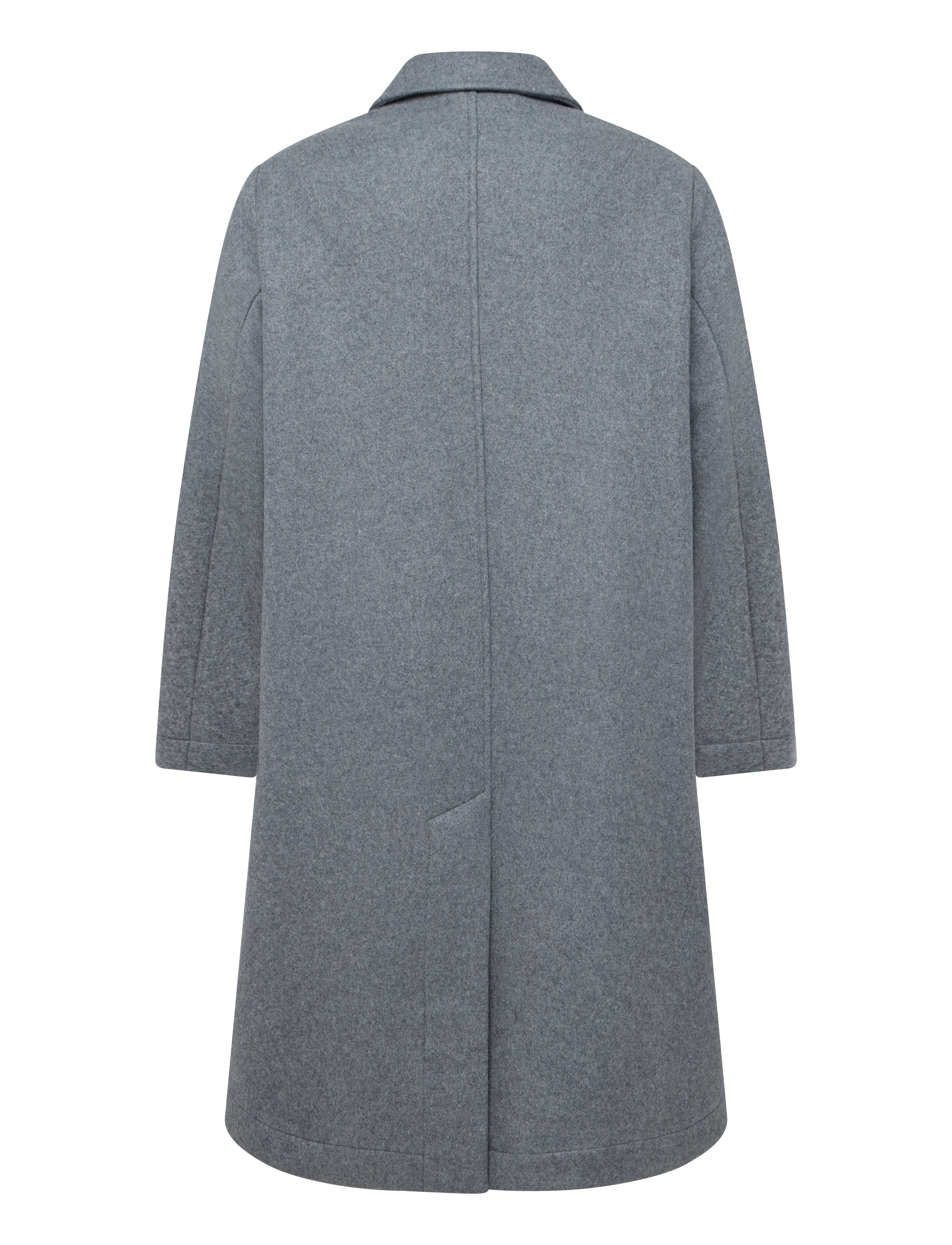 Annarr - ANRFREY WOOL OVERCOAT - ullrockar - grey melange - 2