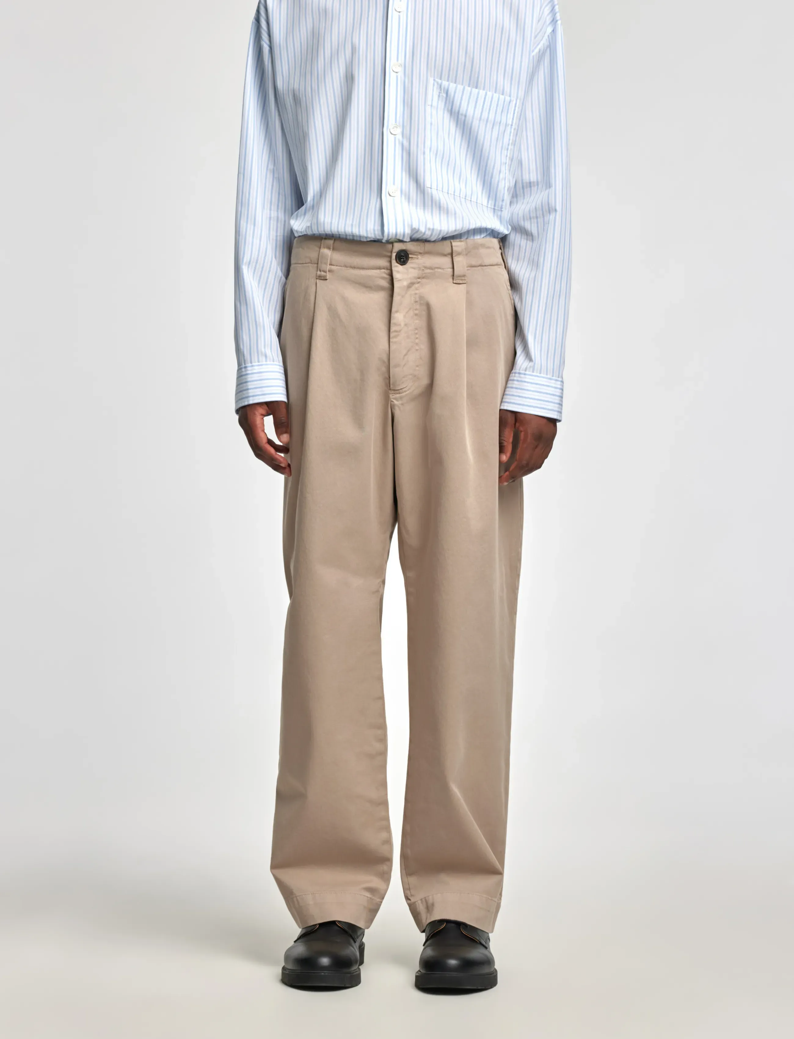 Annarr Anrhalden Pants, L, Beige, Bukser > Afslappet, Herre