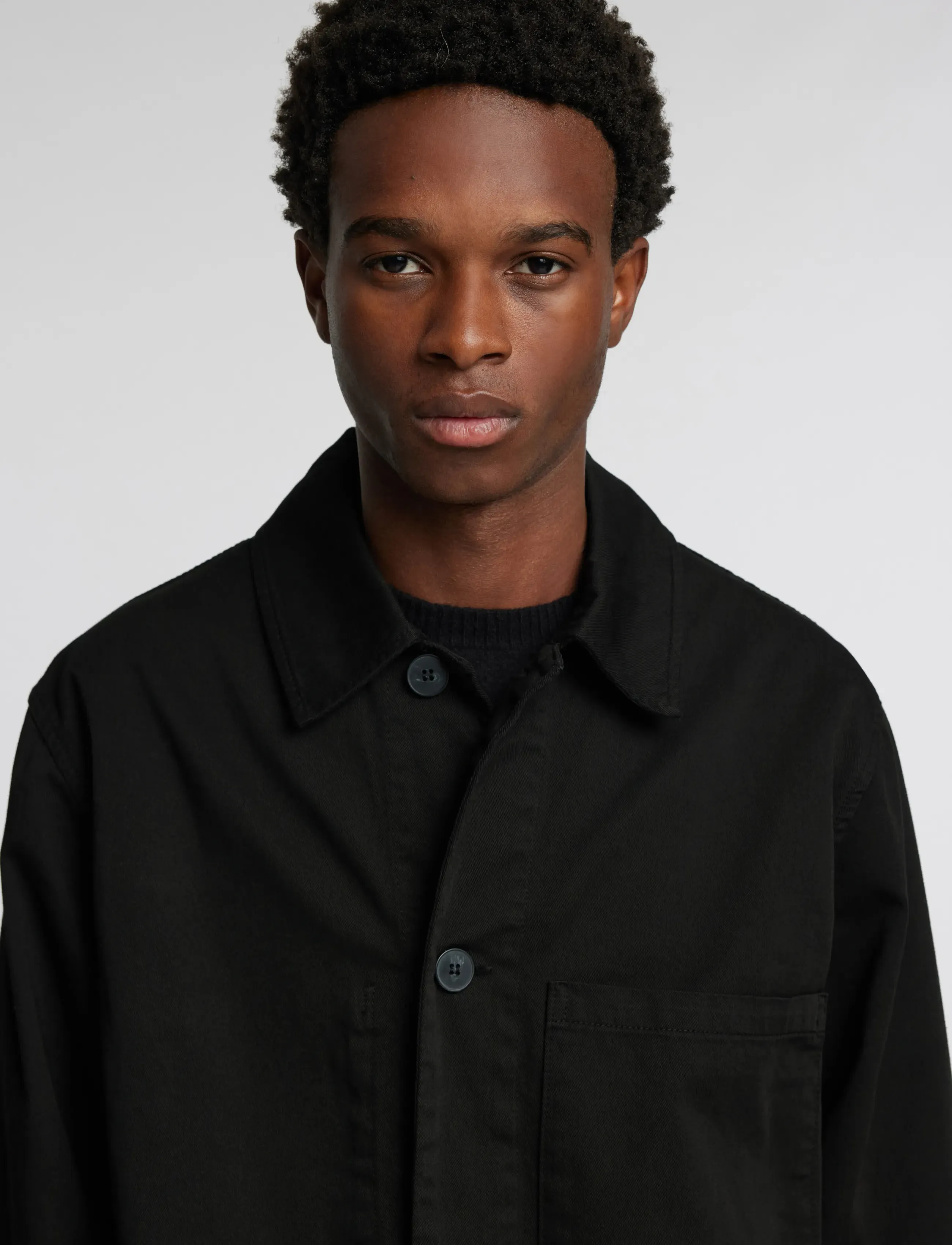 Annarr - ANRHARKI OVERSHIRT - shoppa efter tillfälle - black - 5