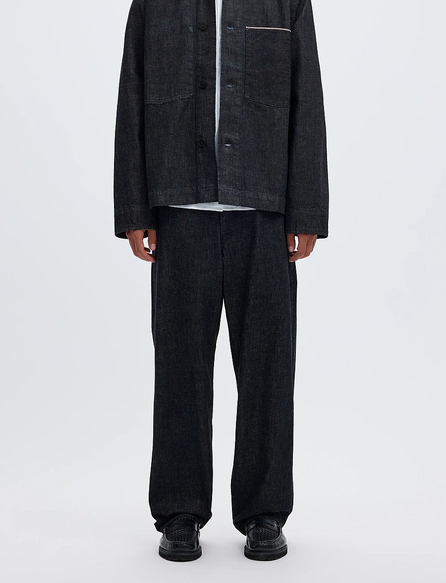 Annarr - ANRTRYGVE SELVEDGE DENIM RINSE JEANS - weite jeans - blue denim - 0