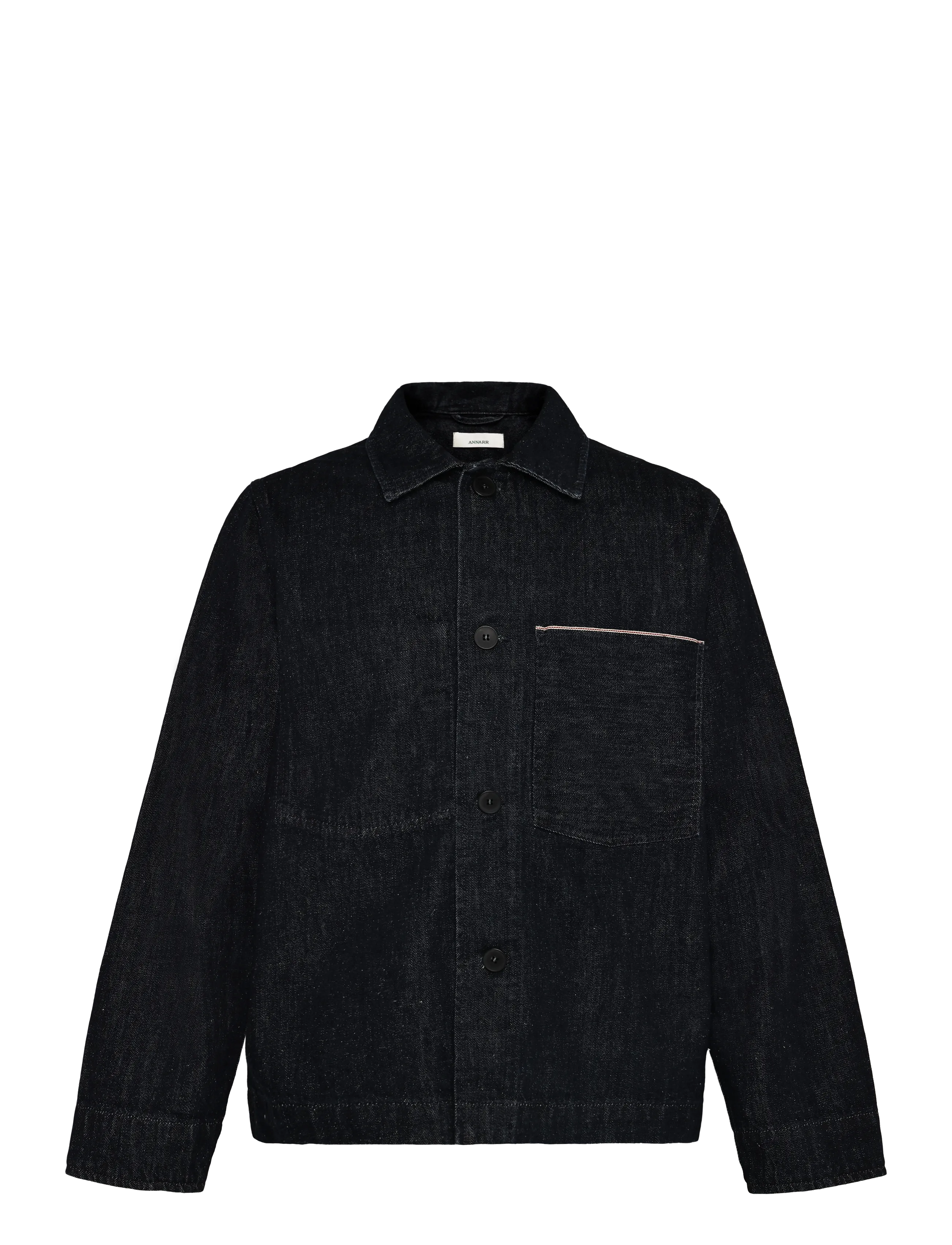Annarr ANRFLOKI SELVEDGE DENIM RINSE OVERSHIRT - Jacken & Mäntel - BLUE DENIM / navy