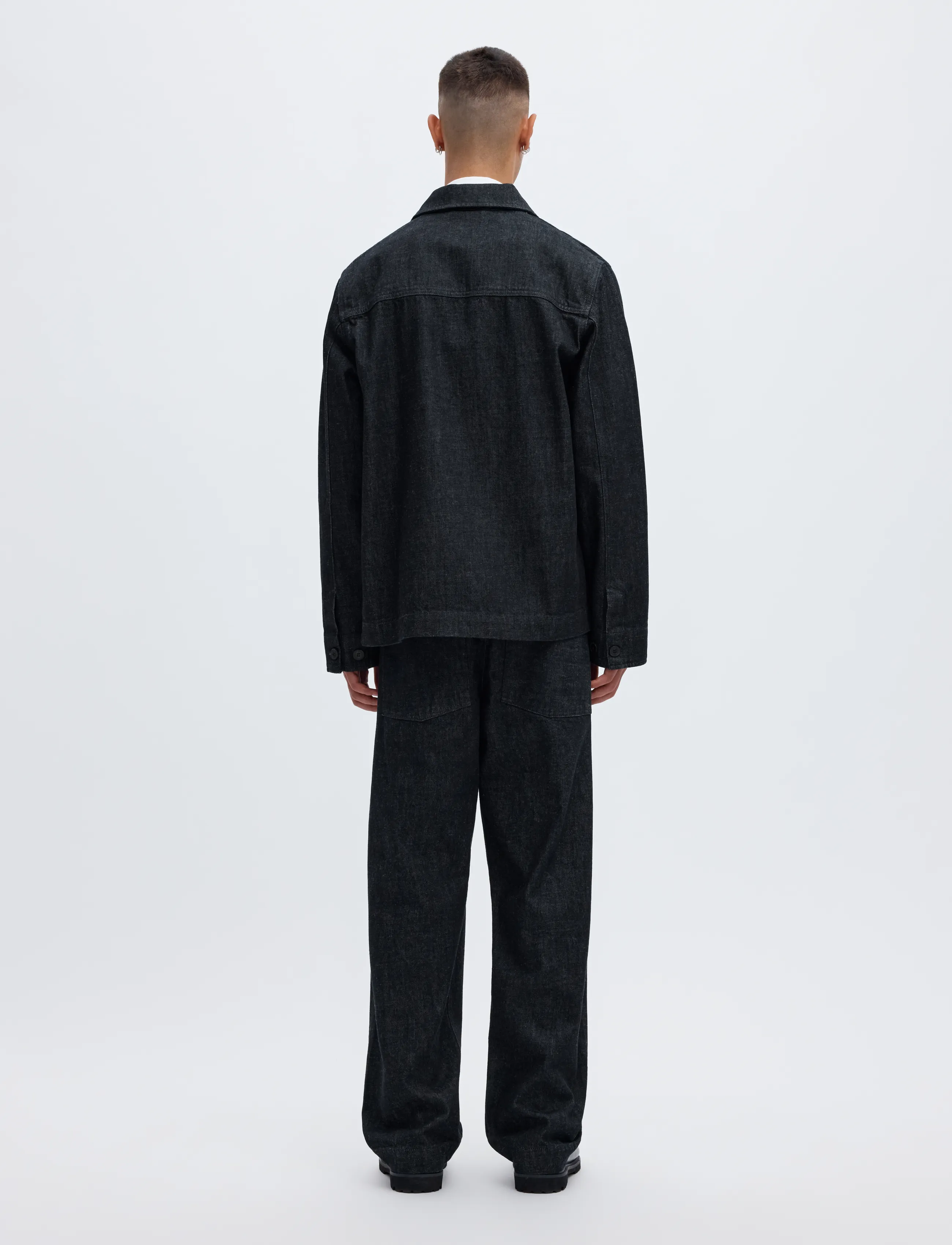 Annarr - ANRFLOKI SELVEDGE DENIM RINSE OVERSHIRT - blue denim - 3