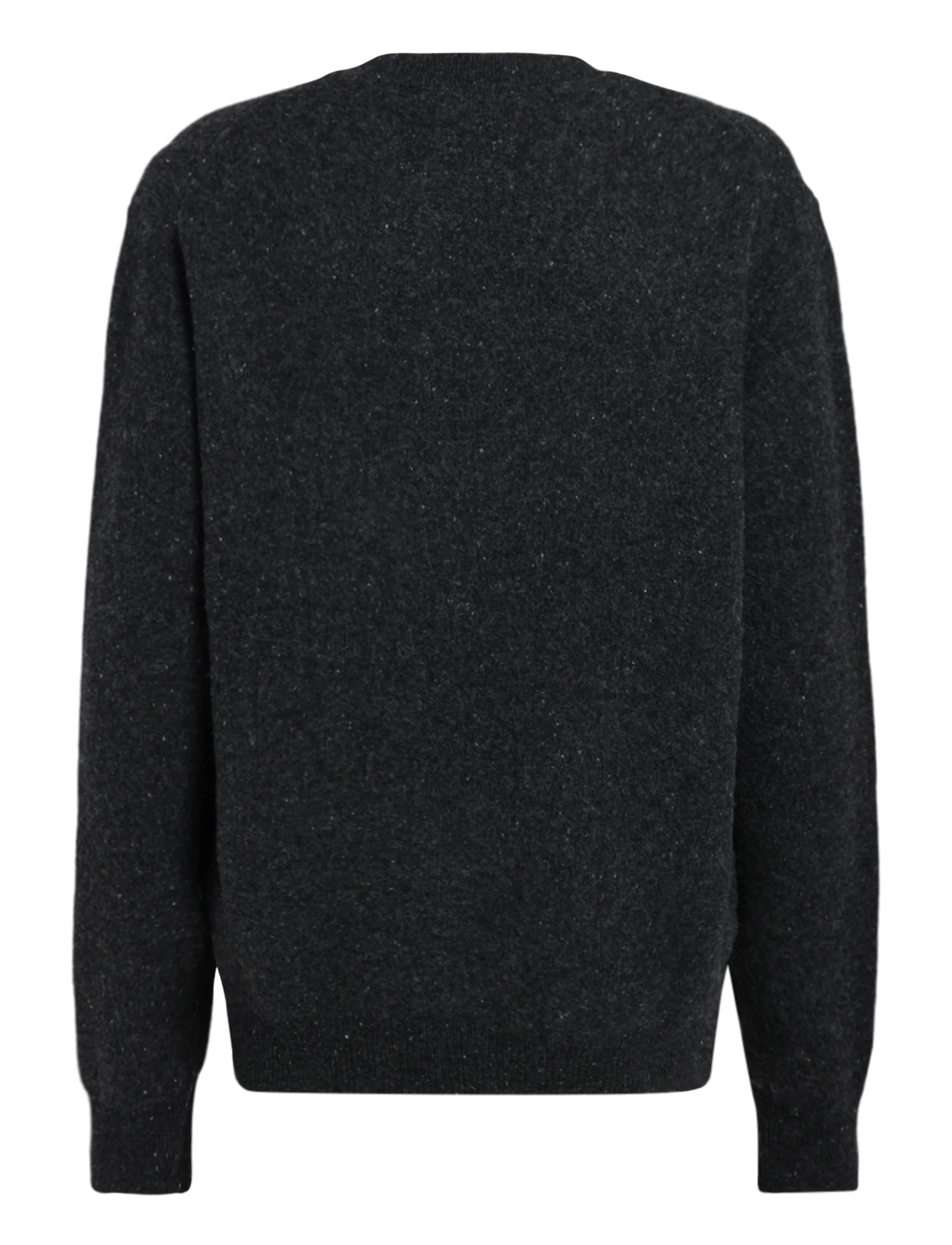 Annarr - ANRRAGI LS KNIT WOOL CREW NECK - Ümara kaelusega - charcoal art - 2
