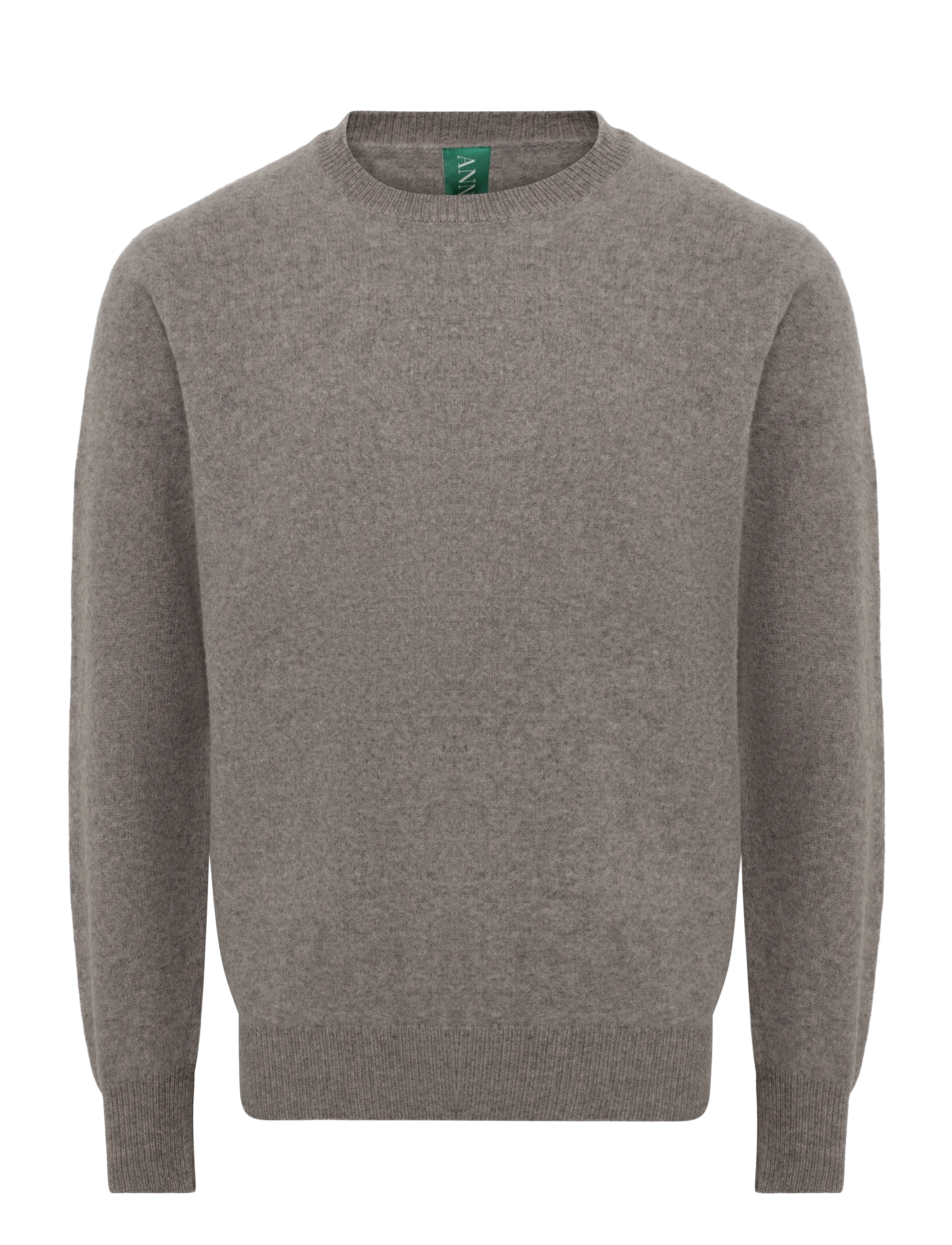 Annarr ANRRAGI LS KNIT WOOL CREW NECK - Rund hals - DARK EARTH / brown