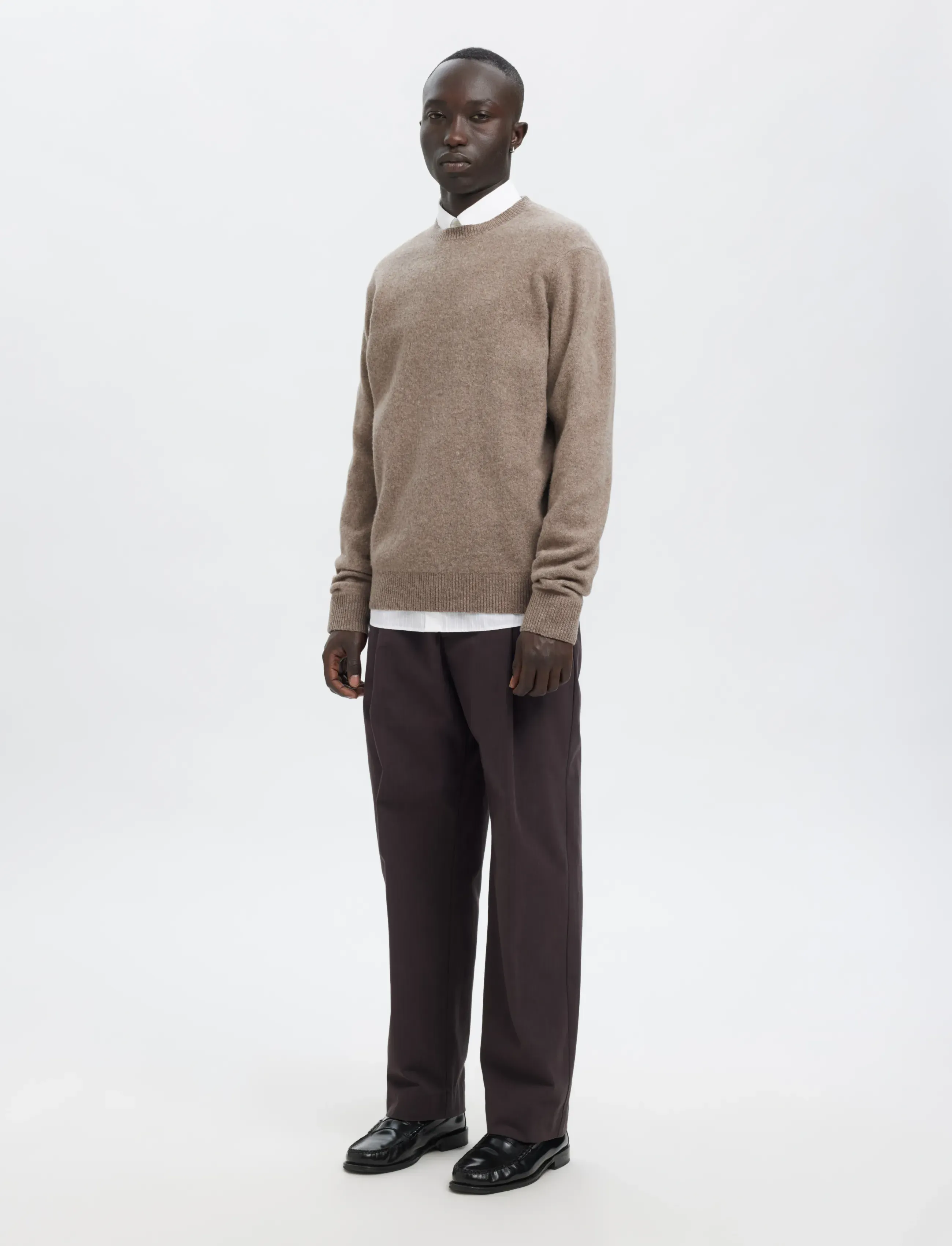 ANNARR Anrragi Ls Knit Wool Crew Neck stickade tröjor herr – bild 5