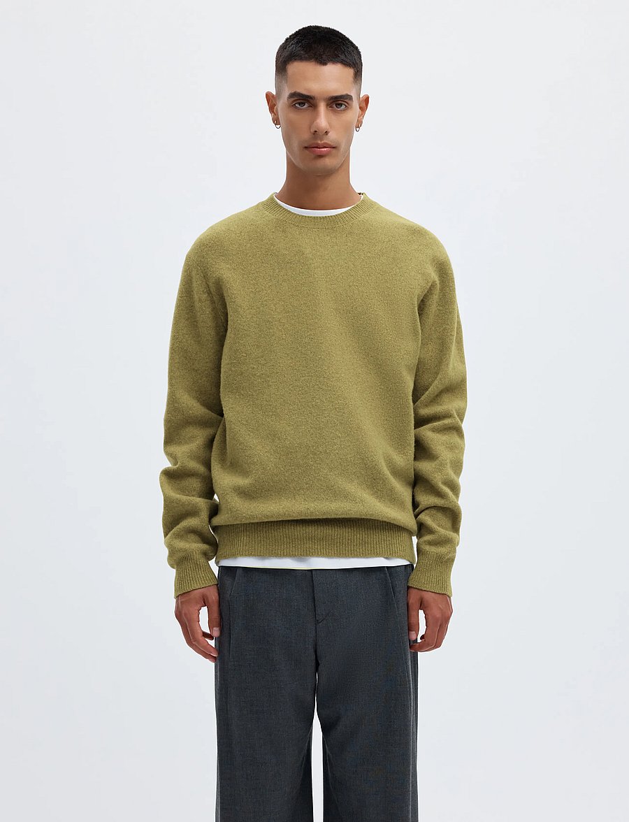 Annarr - ANRRAGI LS KNIT WOOL CREW NECK - Ümara kaelusega - going green - 0