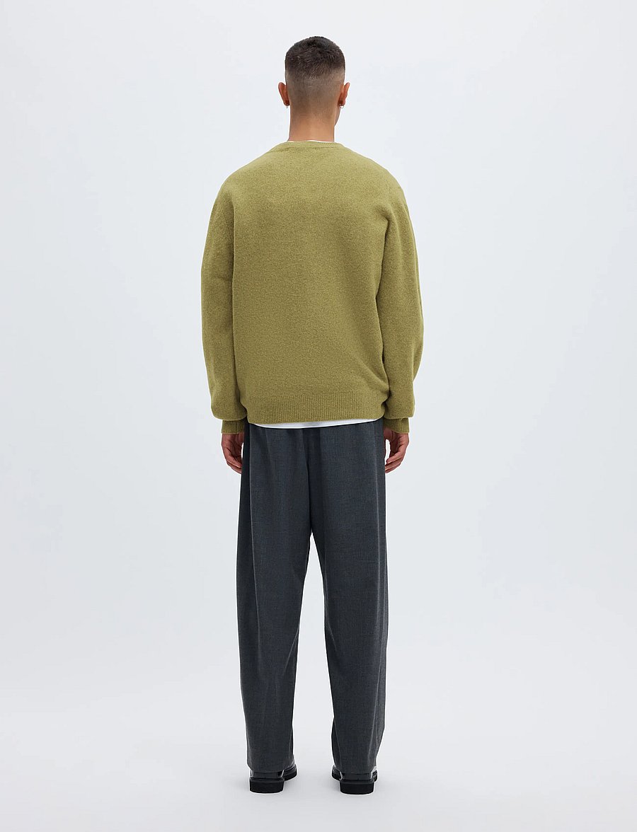 Annarr - ANRRAGI LS KNIT WOOL CREW NECK - Ümara kaelusega - going green - 3