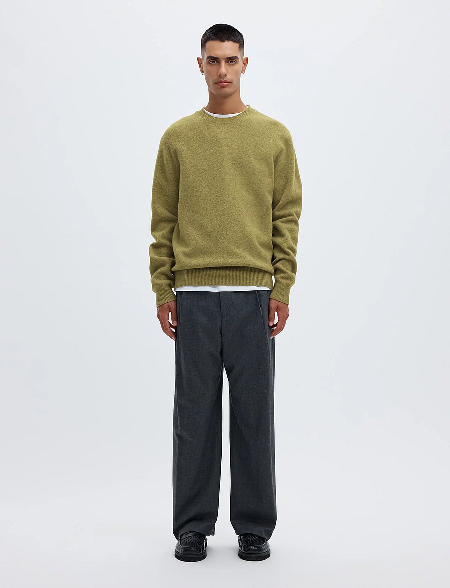 Annarr - ANRRAGI LS KNIT WOOL CREW NECK - Ümara kaelusega - going green - 4