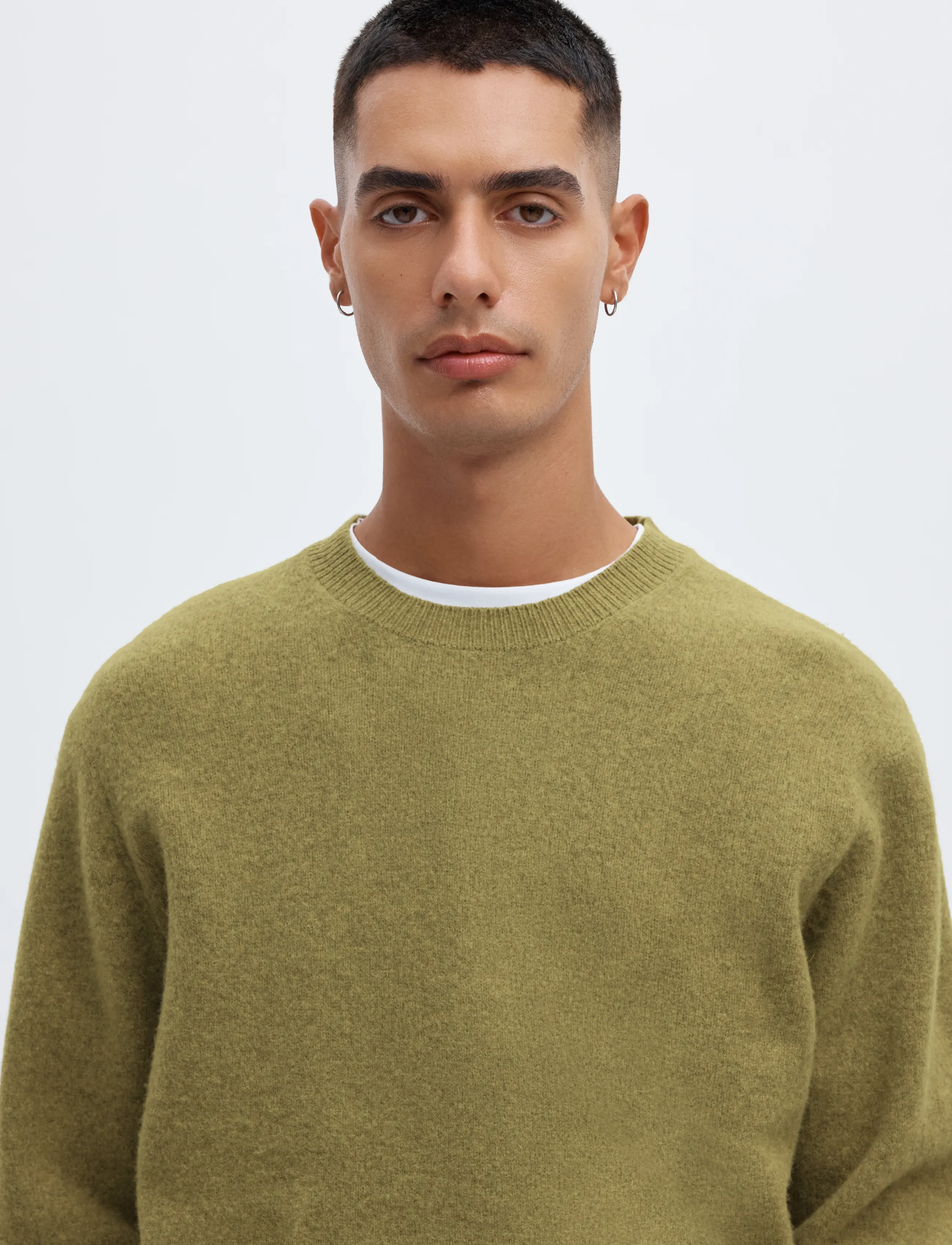 Annarr - ANRRAGI LS KNIT WOOL CREW NECK - Ümara kaelusega - going green - 5