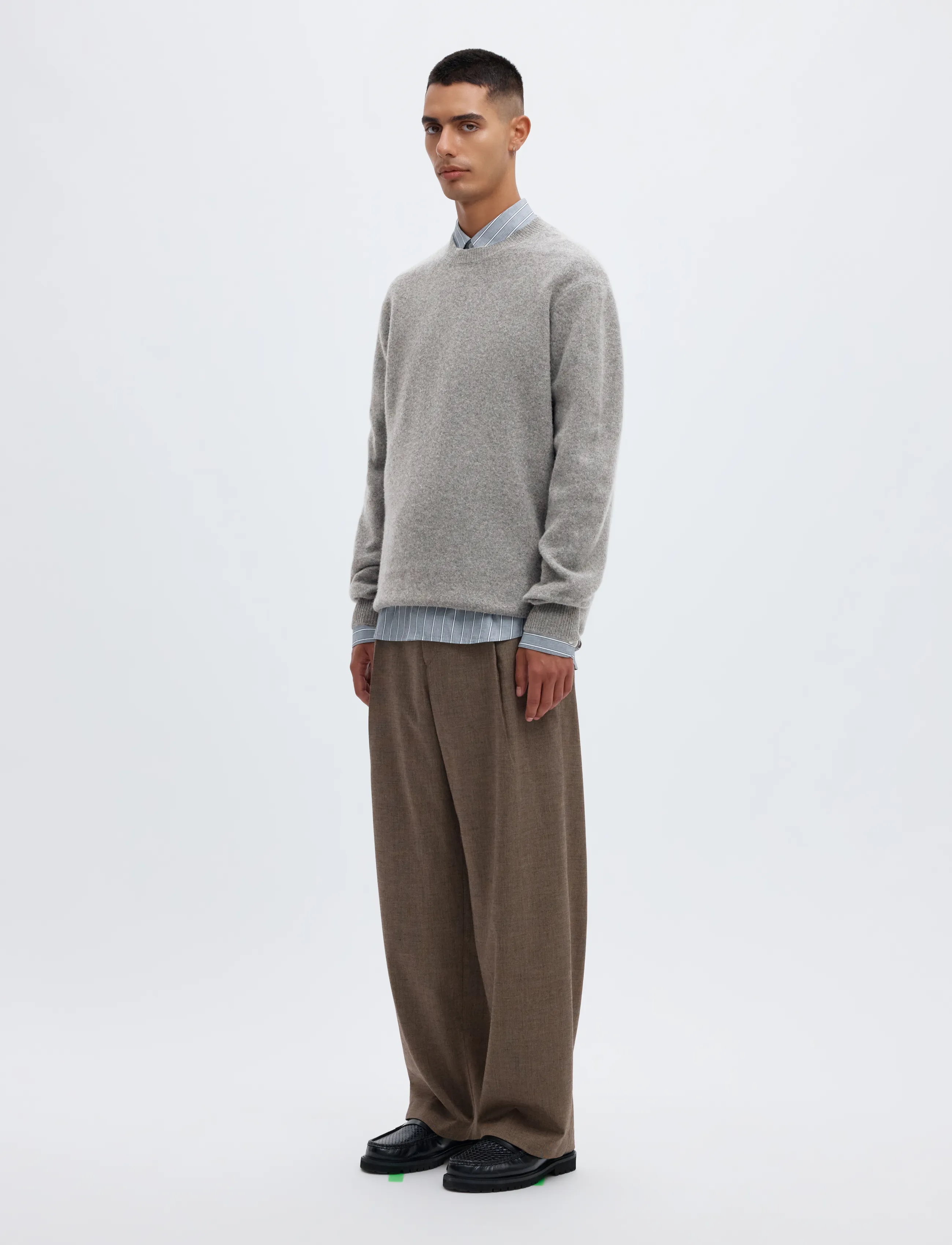 ANNARR Anrragi Ls Knit Wool Crew Neck stickade tröjor herr – bild 6