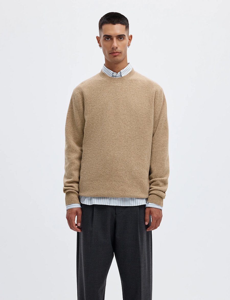 Annarr - ANRRAGI LS KNIT WOOL CREW NECK - rundhals - pure cashmere - 0