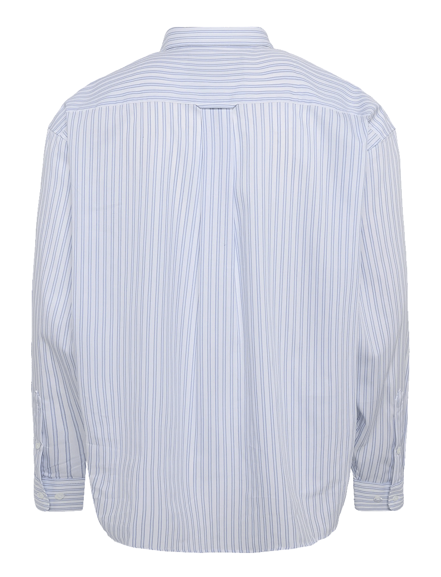 Annarr - ANRVOLUND-POPLIN CHARLIE BROWN SHIRT LS - stribede skjorter - bright white - 2