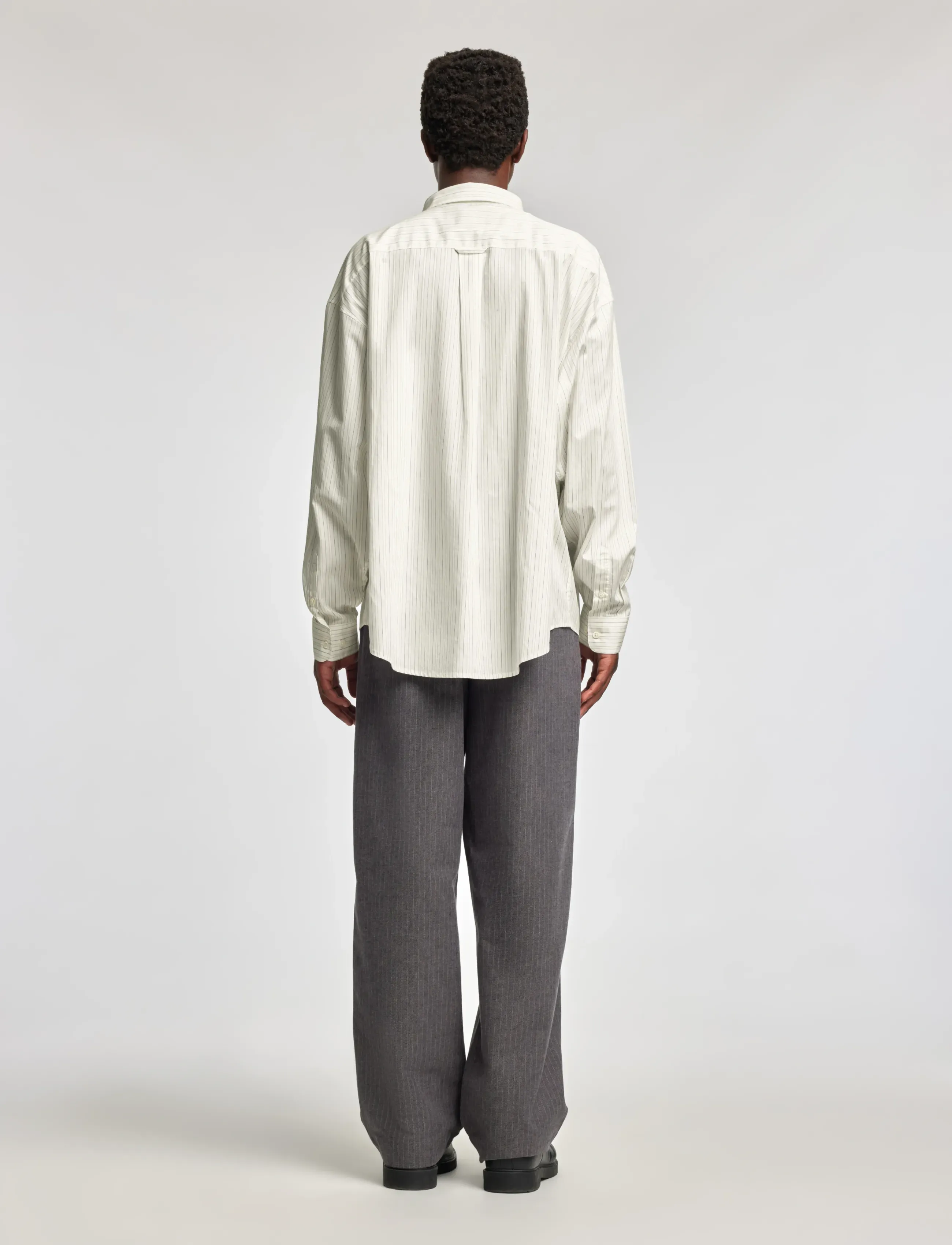 Annarr - ANRVOLUND-STRIPE TEX SHIRT LS - beige - 3