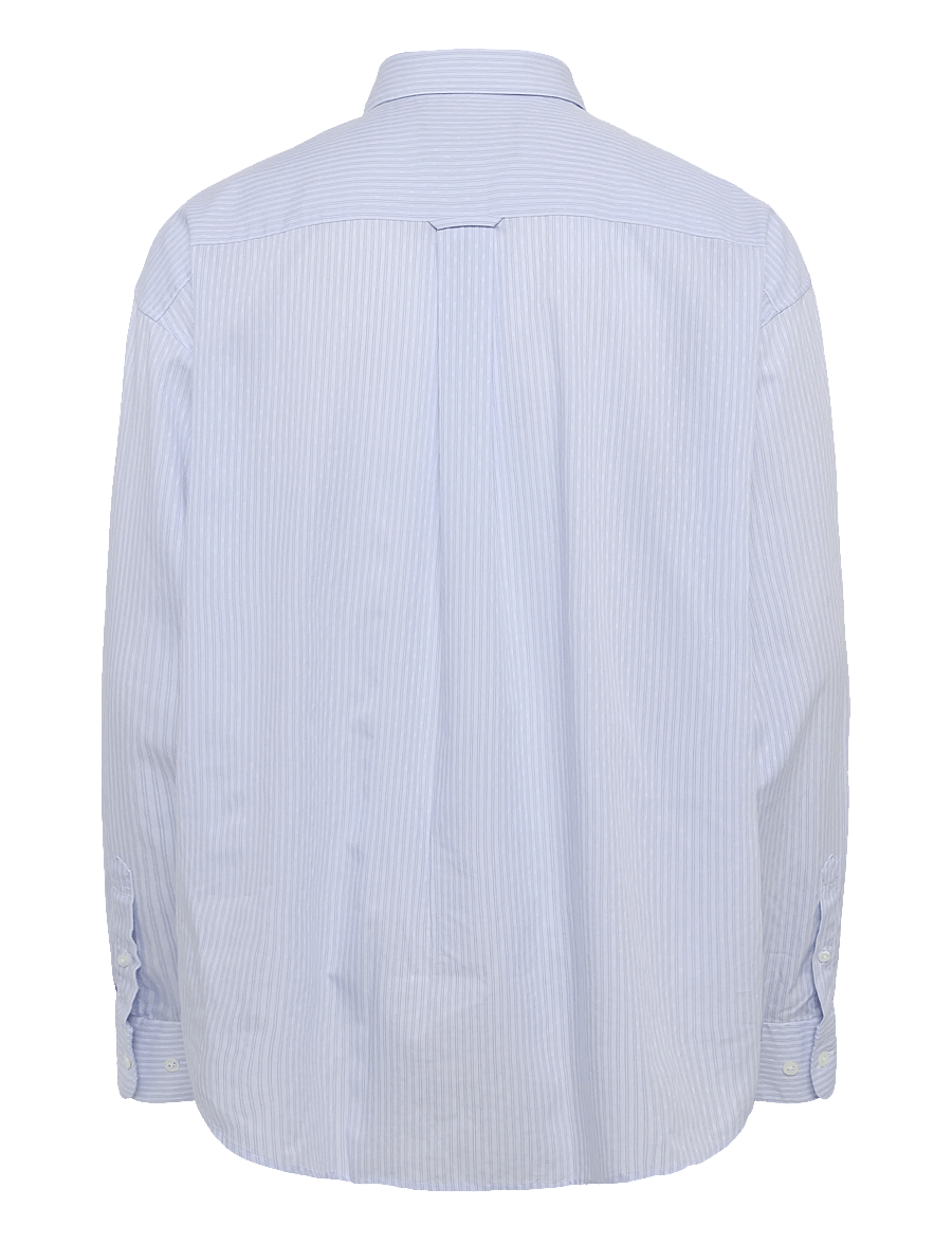 Annarr - ANRVOLUND-STRIPE TEX SHIRT LS - stribede skjorter - light blue - 2