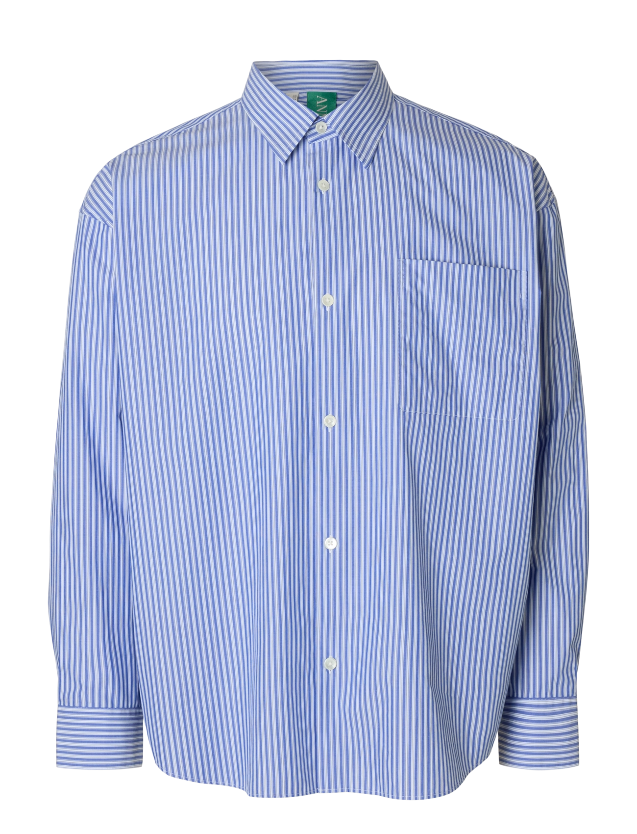 Annarr - ANRVOLUND-TM SHIRT LS - randiga skjortor - medieval blue - 1