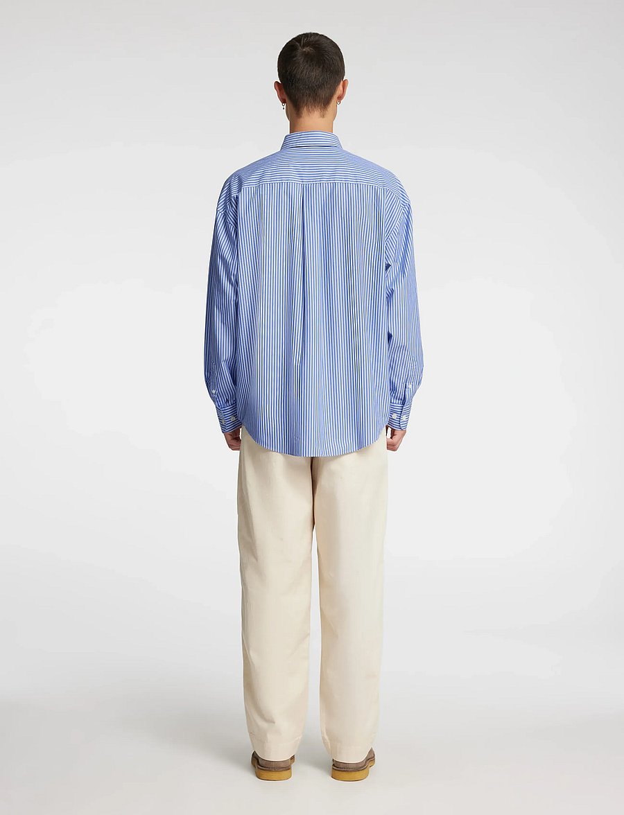 Annarr - ANRVOLUND-TM SHIRT LS - randiga skjortor - medieval blue - 2