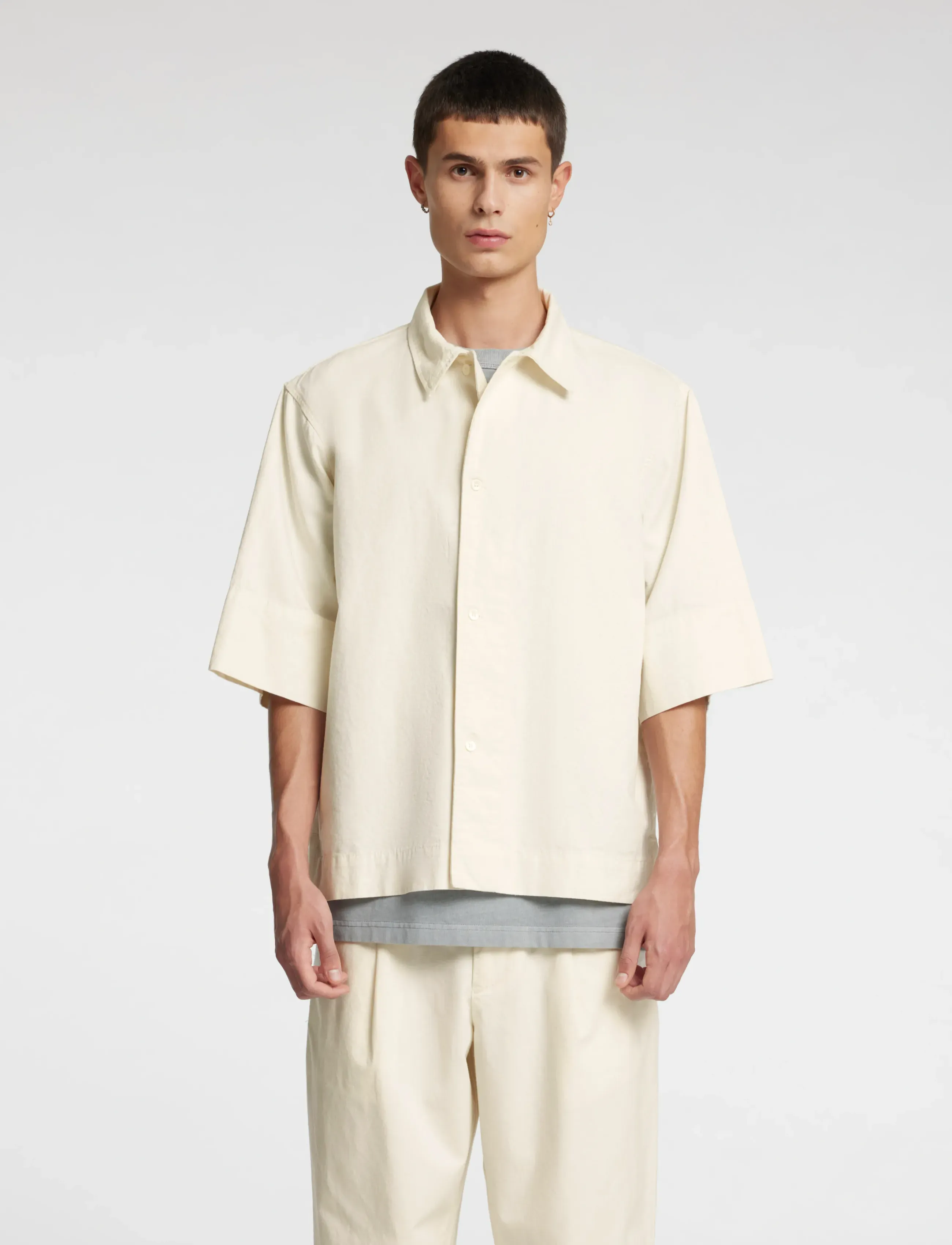 Annarr ANRHOLMES SHIRT SS - Kläder - COCONUT MILK / cream