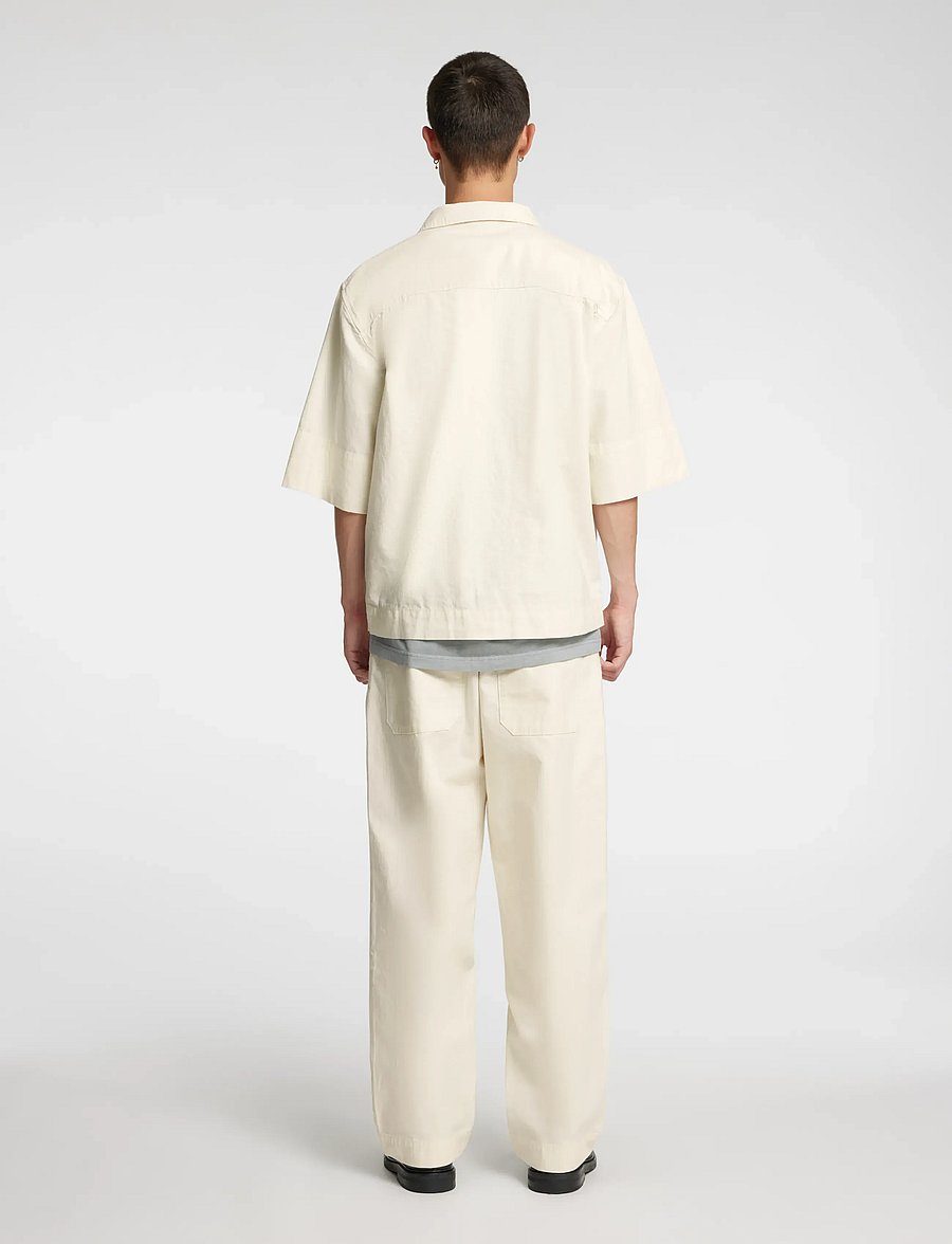 Annarr - ANRHOLMES SHIRT SS - kortærmede skjorter - coconut milk - 3