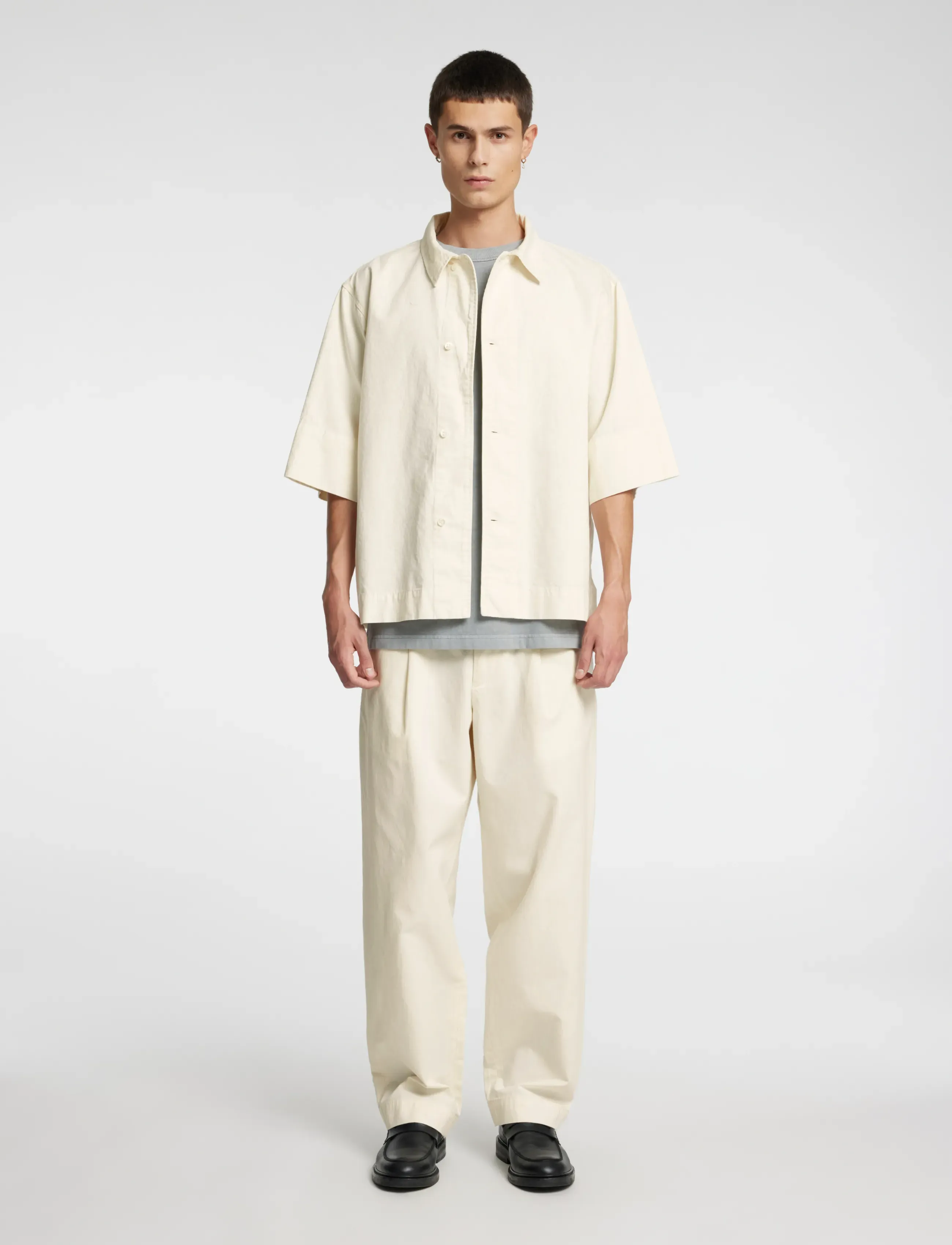 Annarr - ANRHOLMES SHIRT SS - coconut milk - 4