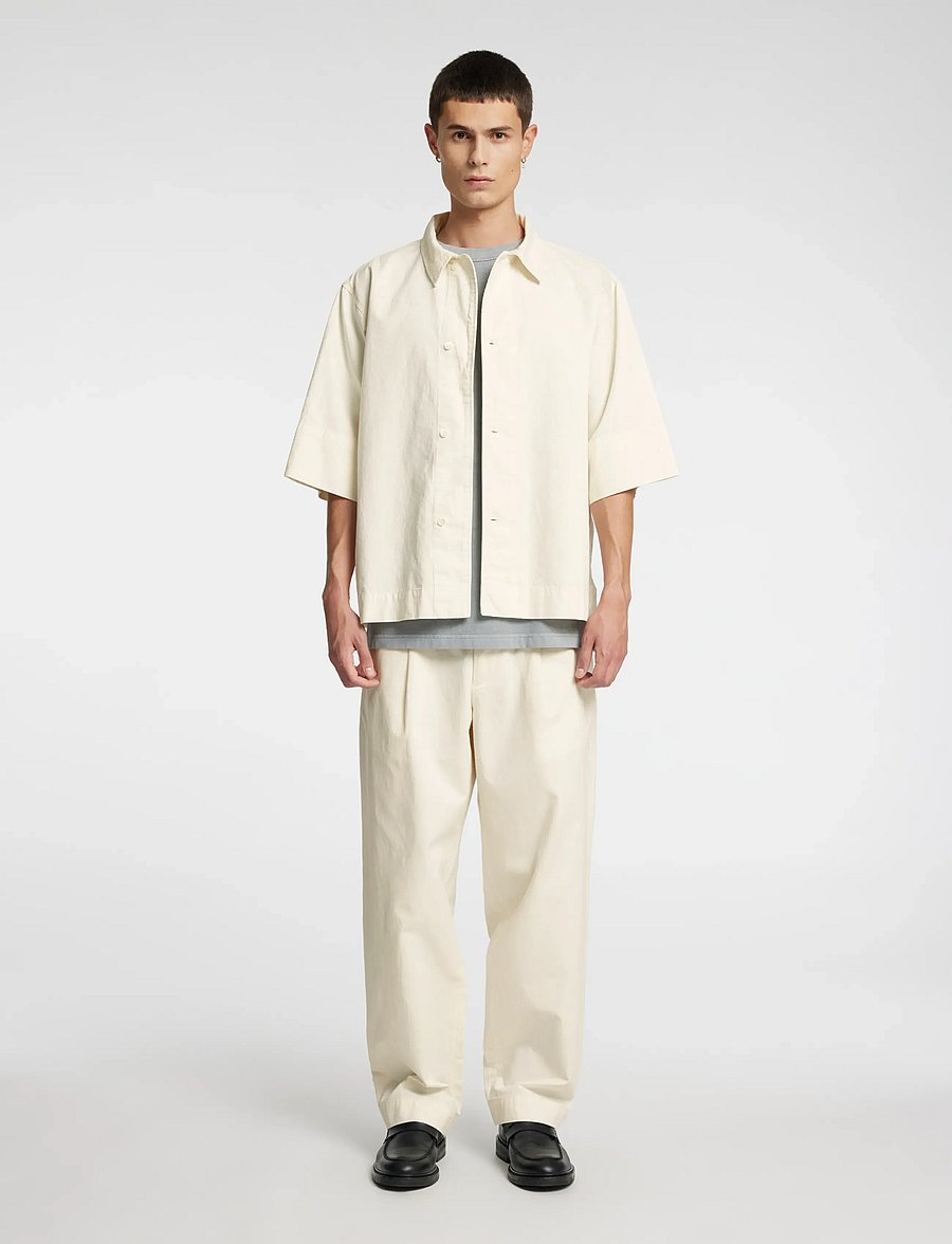 Annarr - ANRHOLMES SHIRT SS - kortærmede skjorter - coconut milk - 4