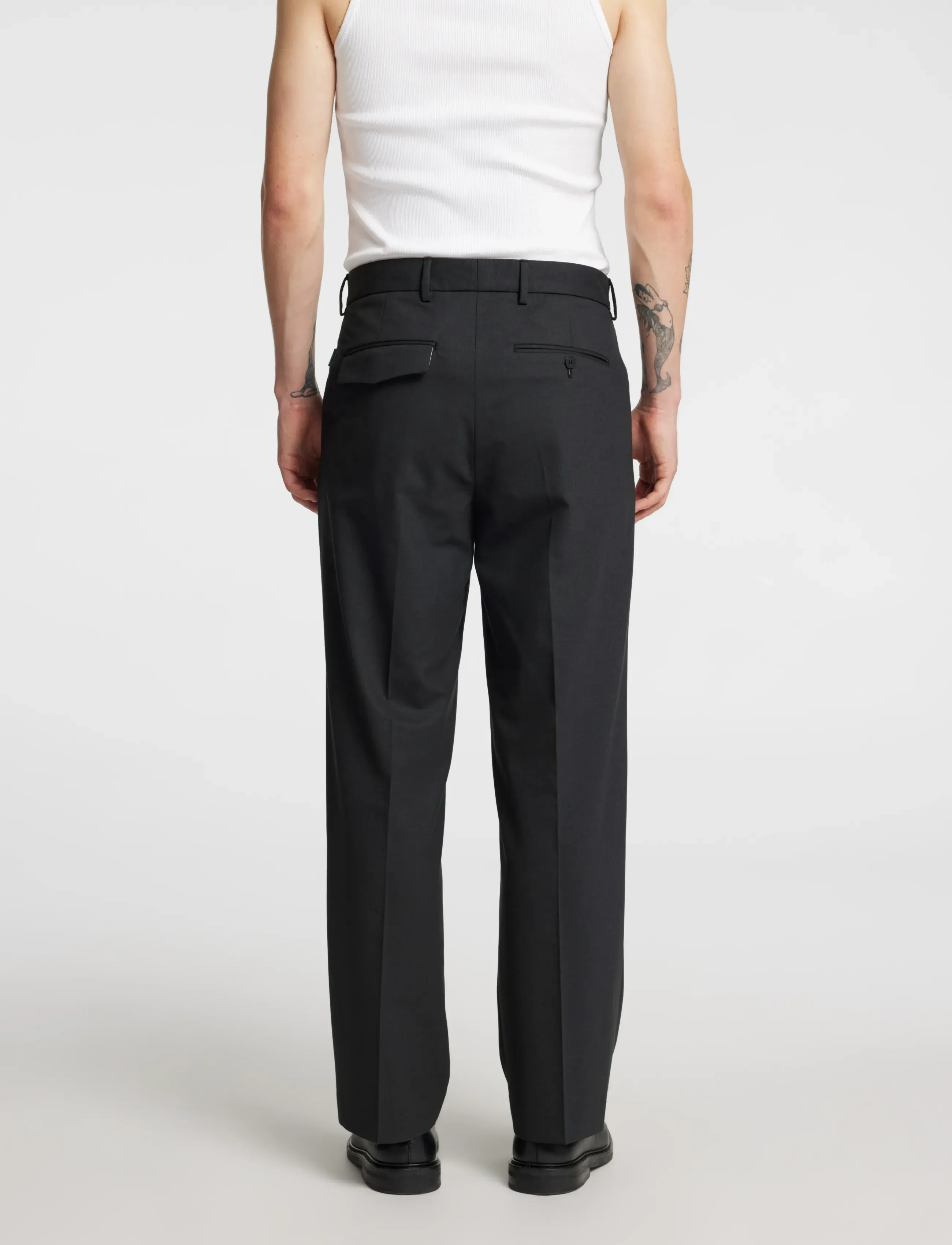 Annarr - ANRKIRKLAND 251 TROUSER - habitbukser - black - 5
