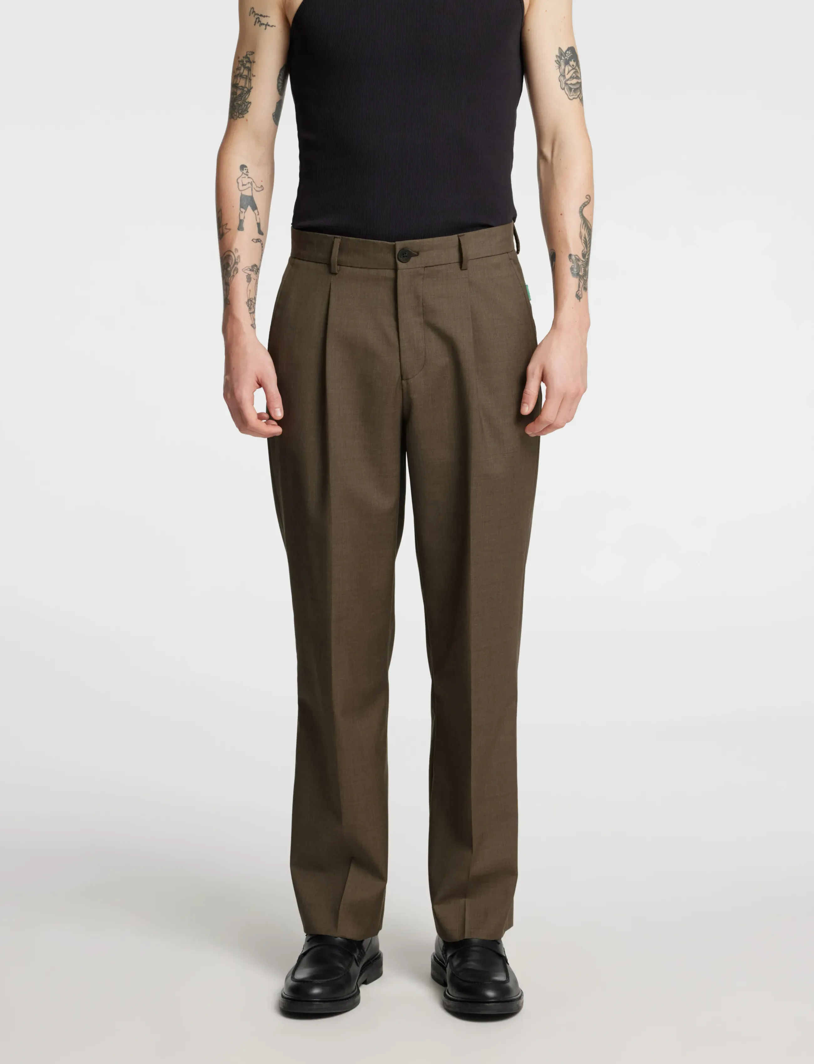 Annarr Anrkirkland 251 Trouser, 52, Trousers, Braun - Formal, Männerswear