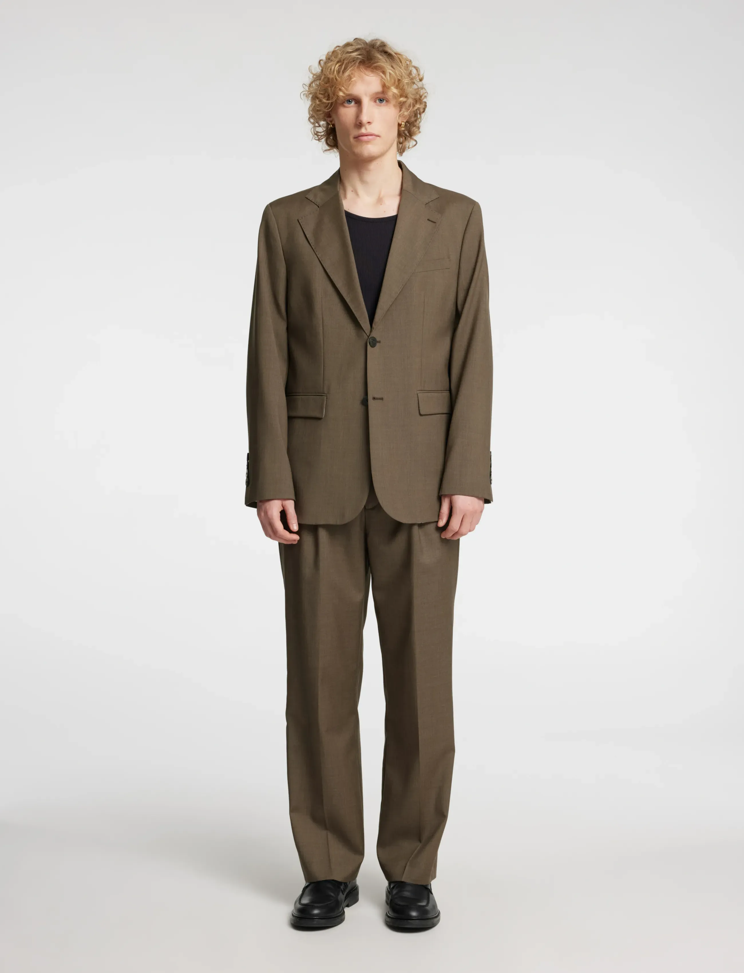 Annarr - ANRKIRKLAND 251 TROUSER - kostymbyxor - brindle - 4