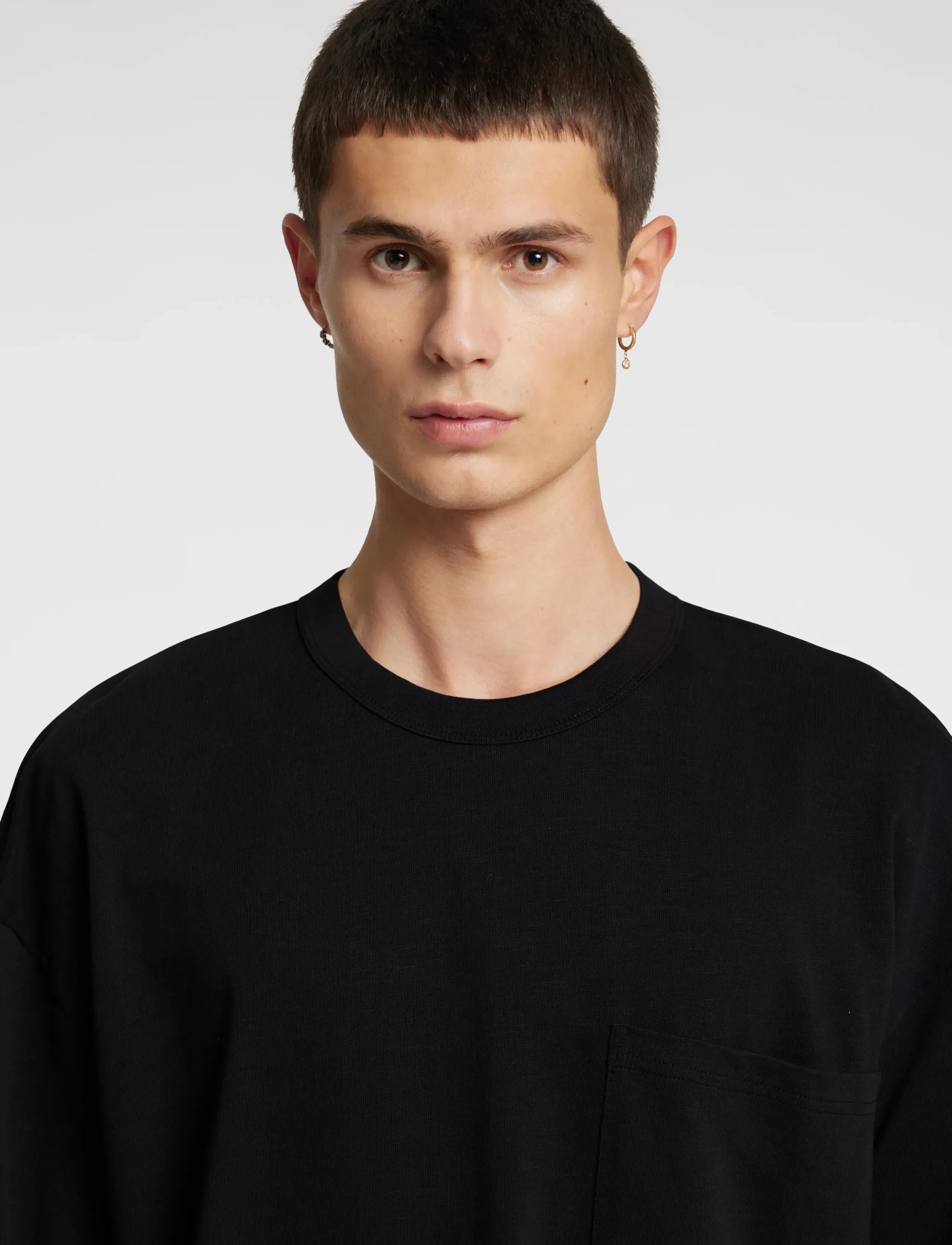 Annarr - ANRFENRIR LS O-NECK TEE - långärmade t-shirts - black onyx - 5