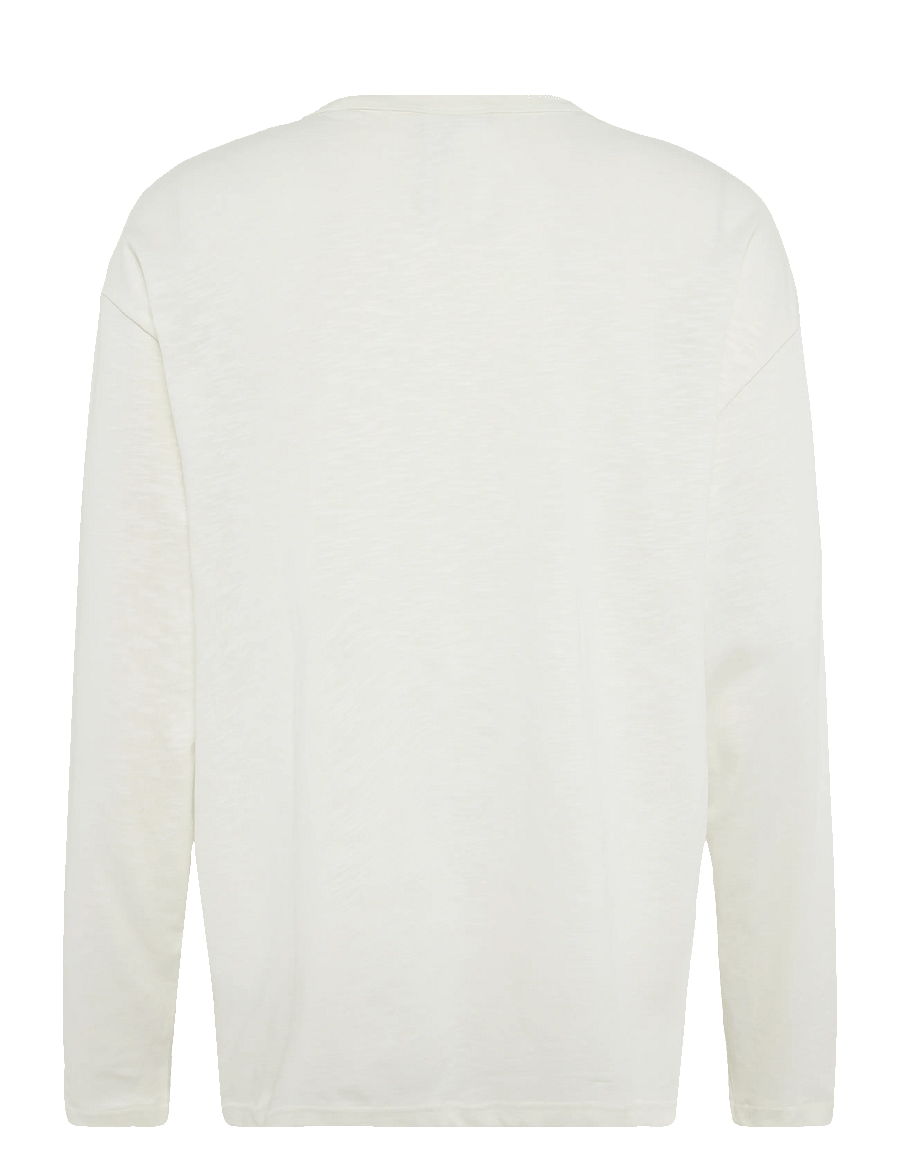 Annarr - ANRFENRIR LS O-NECK TEE - langærmede t-shirts - coconut milk - 2