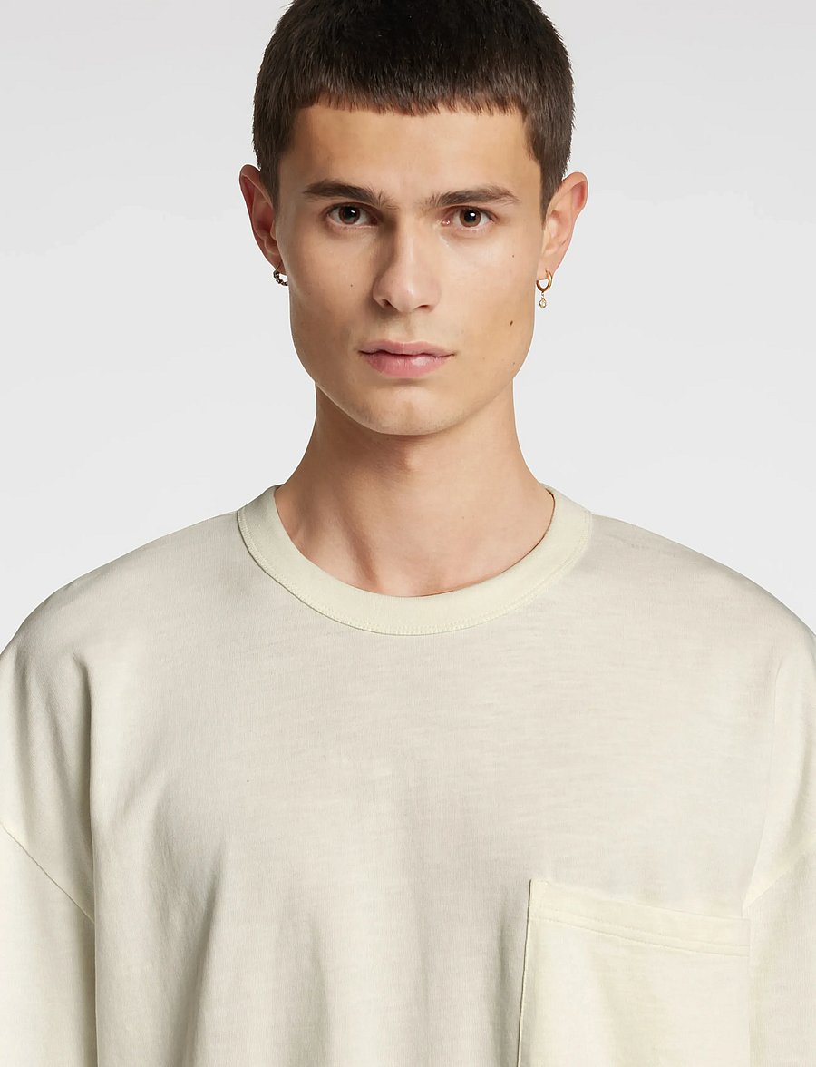 Annarr - ANRFENRIR LS O-NECK TEE - langærmede t-shirts - coconut milk - 5