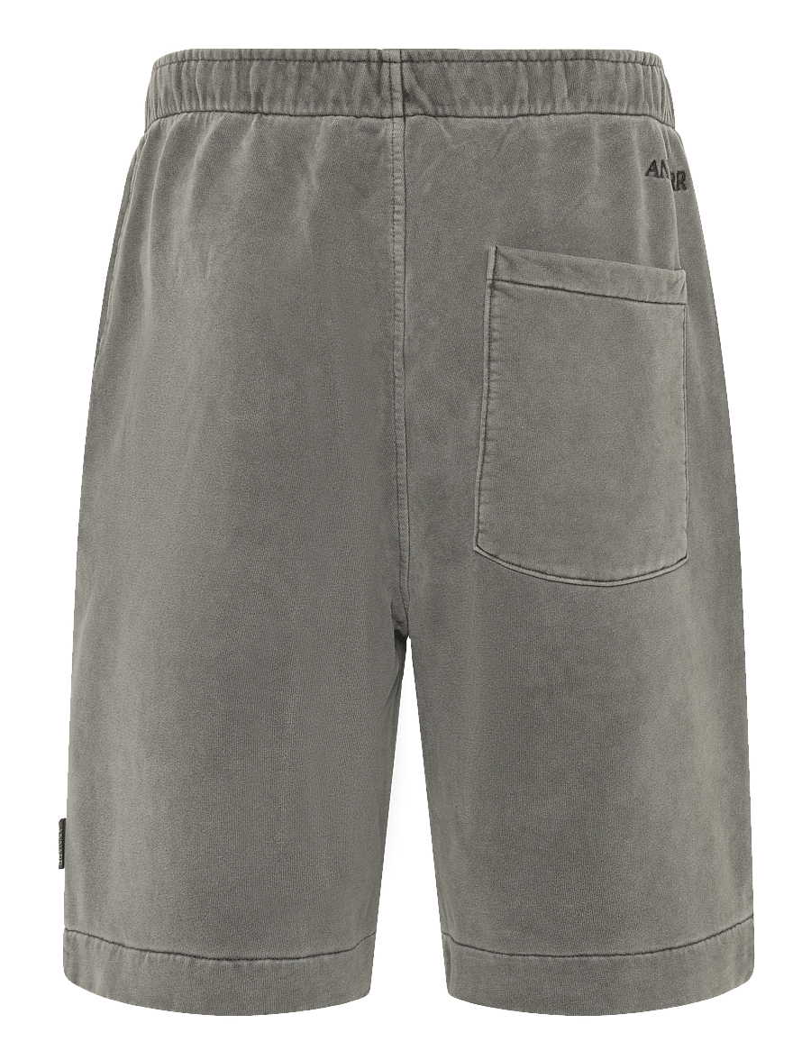 Annarr - ANRHOYT WASHED SHORTS - sweatshorts - forged iron - 2